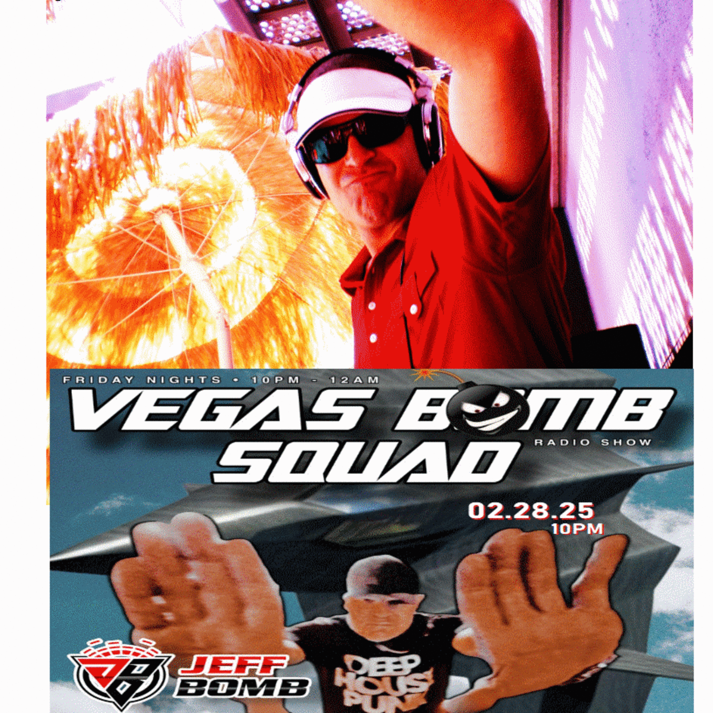 Episode 5: BOMB SHELTER PODCAST, EPISODE #005 * JEFF BOMB live in the mix on 87.7FM, Las Vegas episode artwork