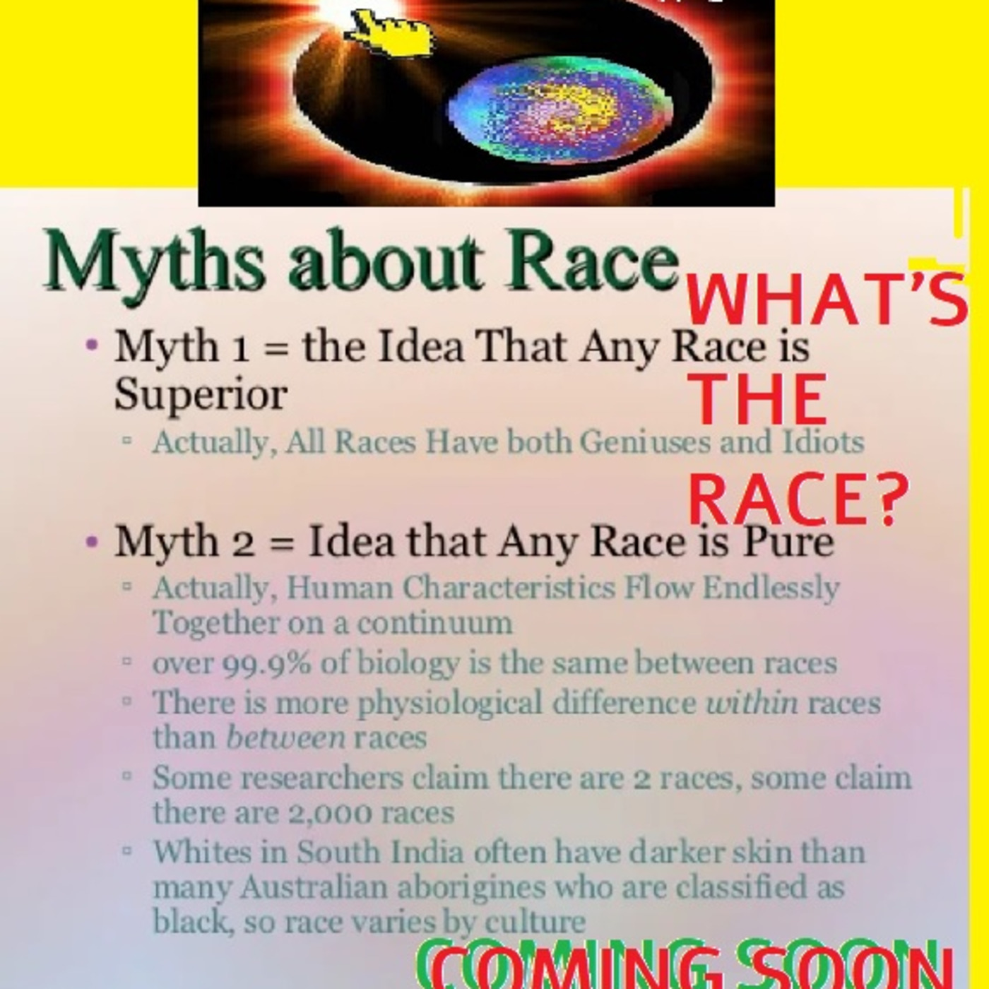 Episode 88: WHERE IS THE RACE PROMO #2 people are people