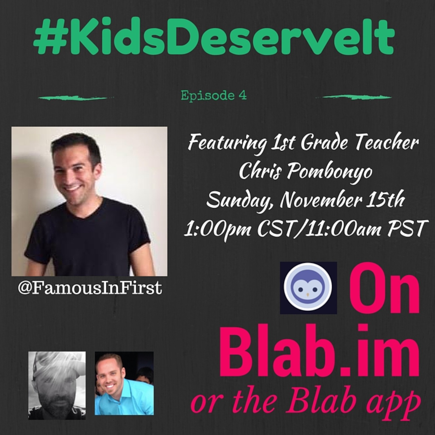 Episode 4 of #KidsDeserveIt with Chris Pombonyo