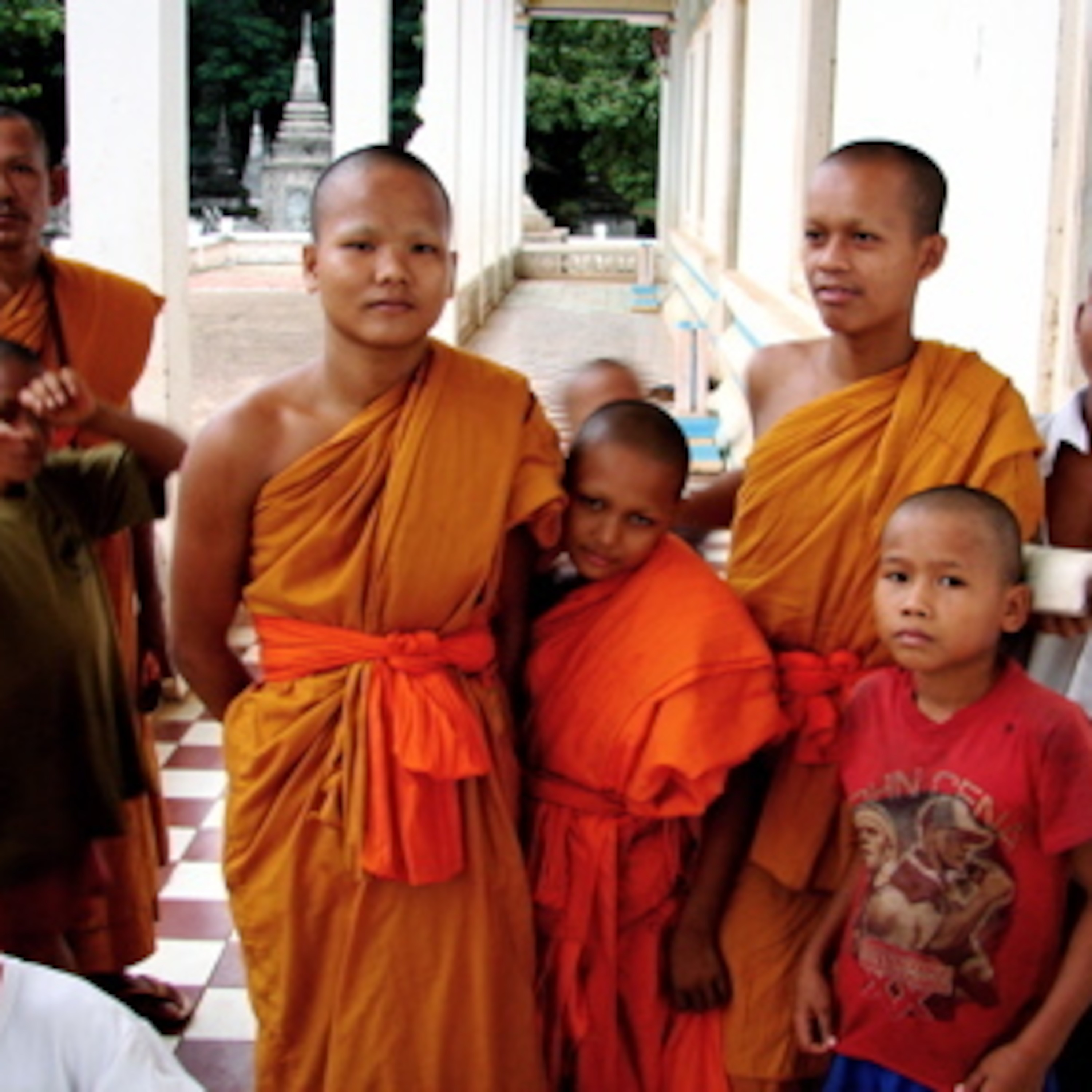 Angkor, market, wat, evening chanting