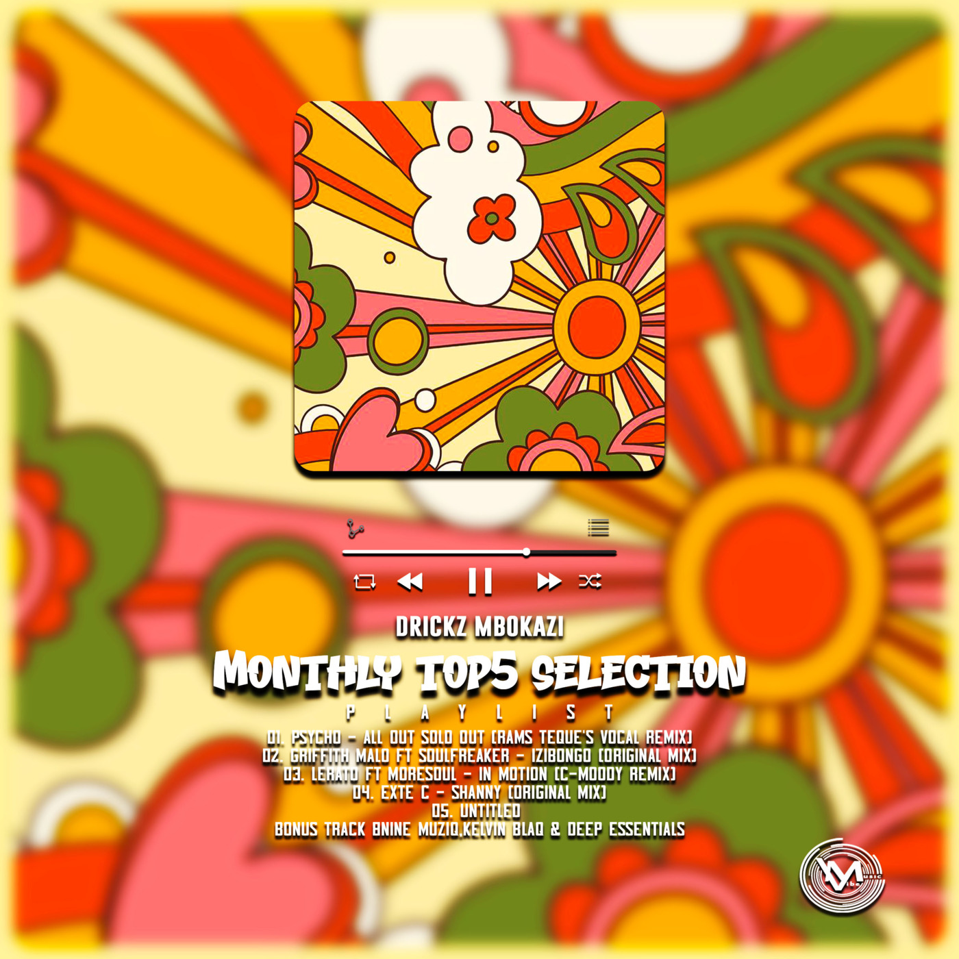 Episode 74: Monthly Top 5 Selections Ep12 Mixed By Drickz Mbokazi episode artwork