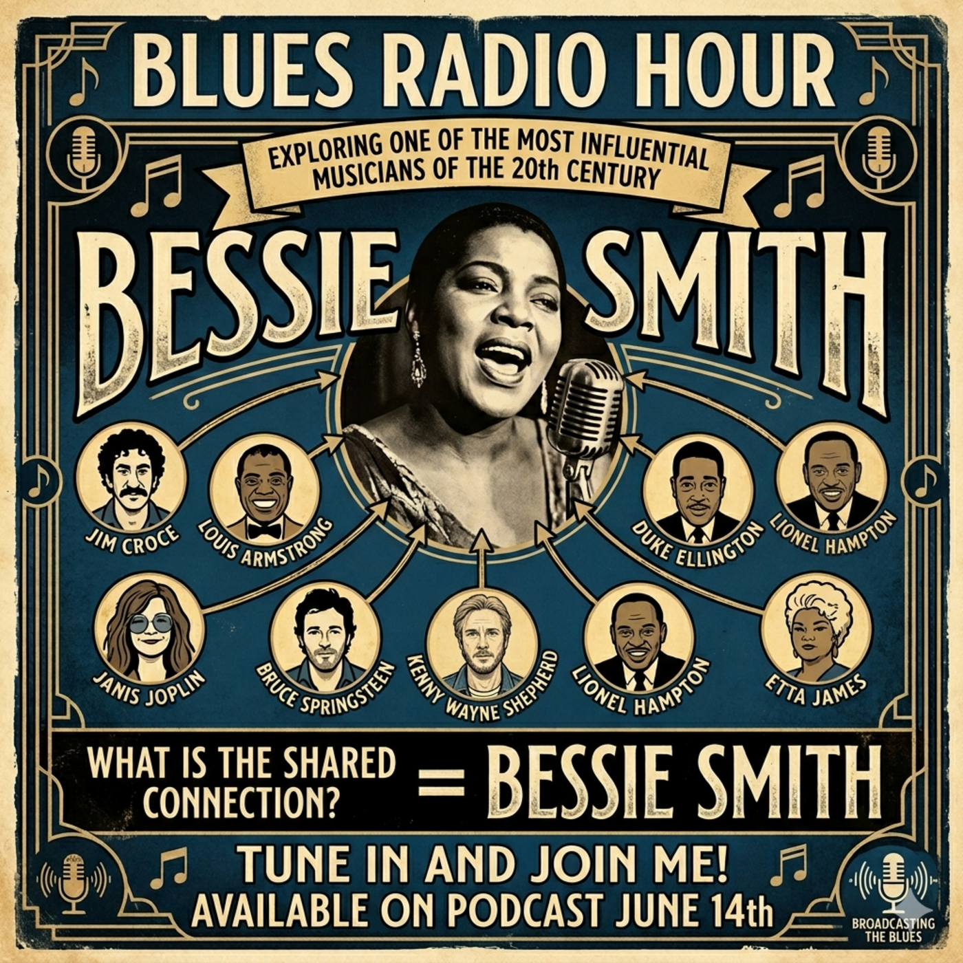 Episode 486: Spotlight on Bessie Smith - The Empress of the Blues (part 1 of 1) episode artwork