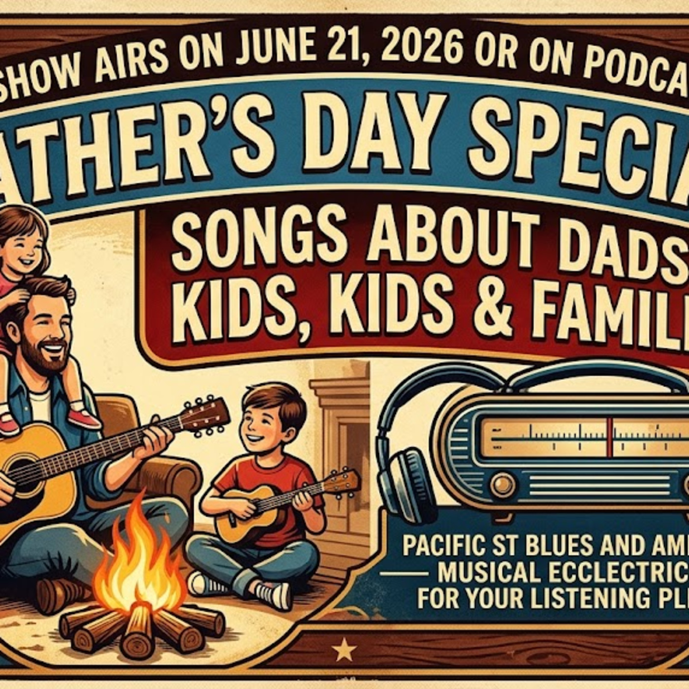 Episode 487: Father's Day Special featuring songs about Dad, Kids, and Families episode artwork
