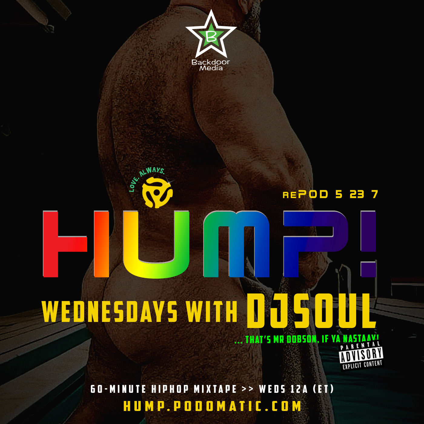 HUMP! Wednesdays with DJSOUL - HipHouse rePOD 5 23 7 episode artwork