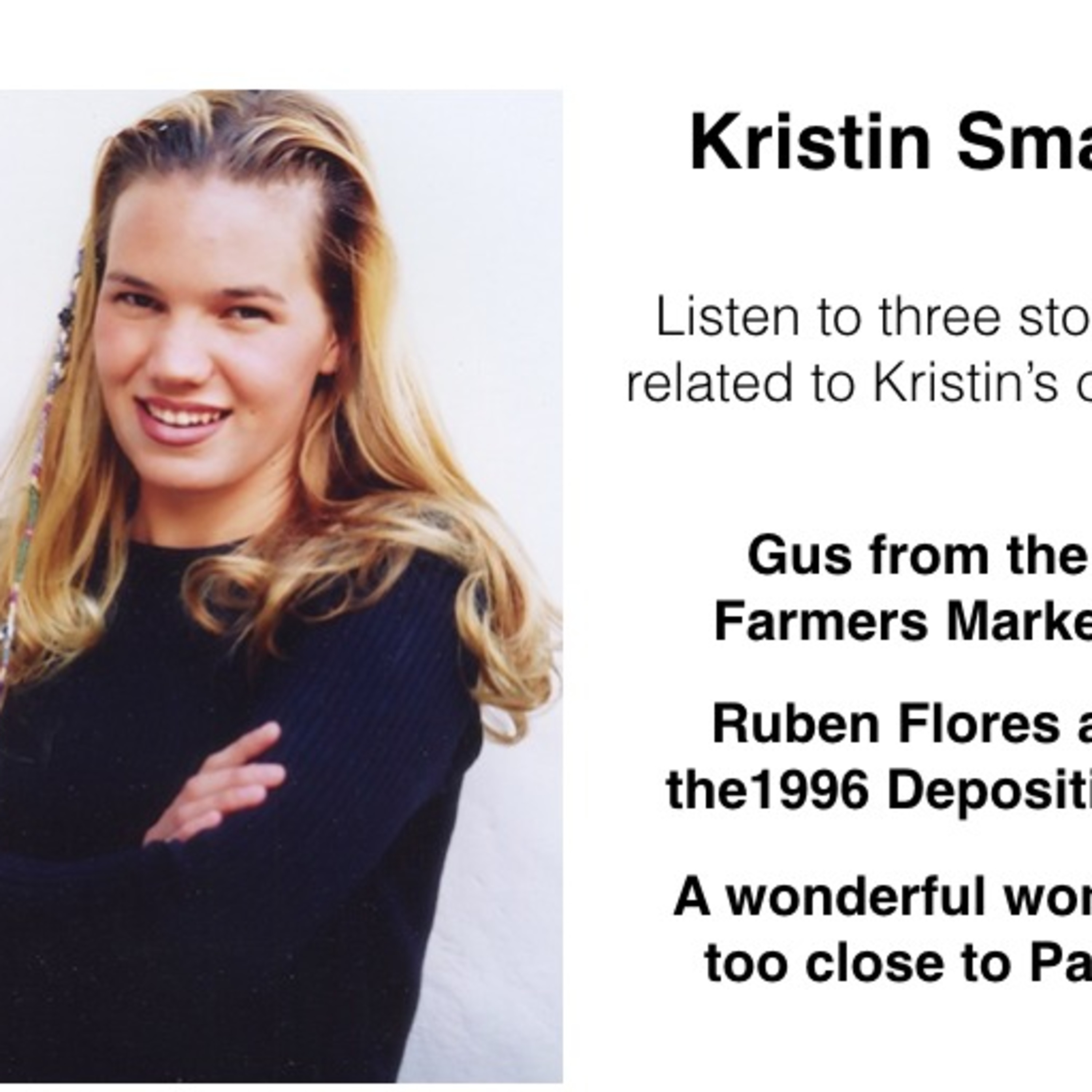 Kristin Smart: Three Stories About Kristin s Case Dennis Mahon s podcast