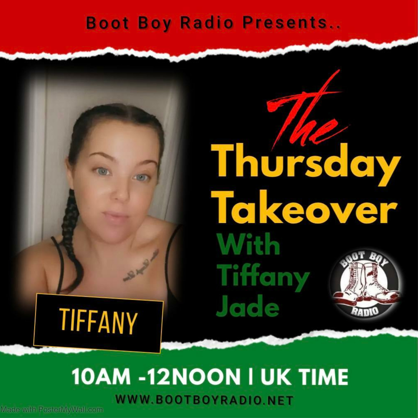 Episode 3082: Thursday Takeover With Tiffany Jade 19th Jan 2023 On www.bootboyradio.net