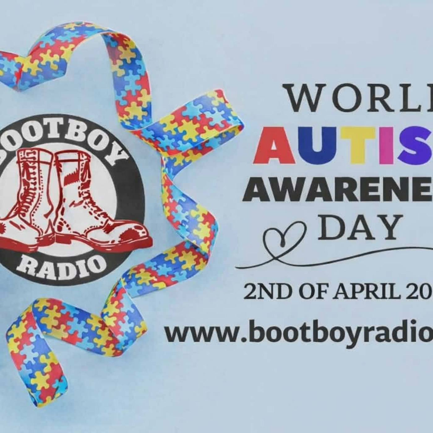 Episode 8003: National Autism Awareness Day, Aspire Show, 2nd April 2026 On www.bootboyradio.co.uk episode artwork