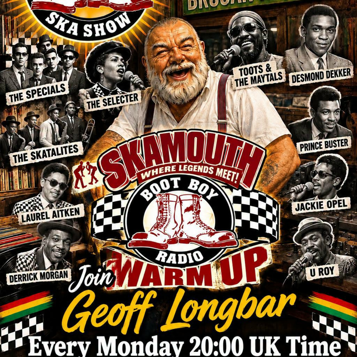 Episode 8926: The Boot Boy Ska Show With Geoff Longbar  Skamouth Warm Up 28fh Sept 2026 PT2  On www.bootboyradio.co.uk   Please Play, Like, Comment, Follow, Download & Share.