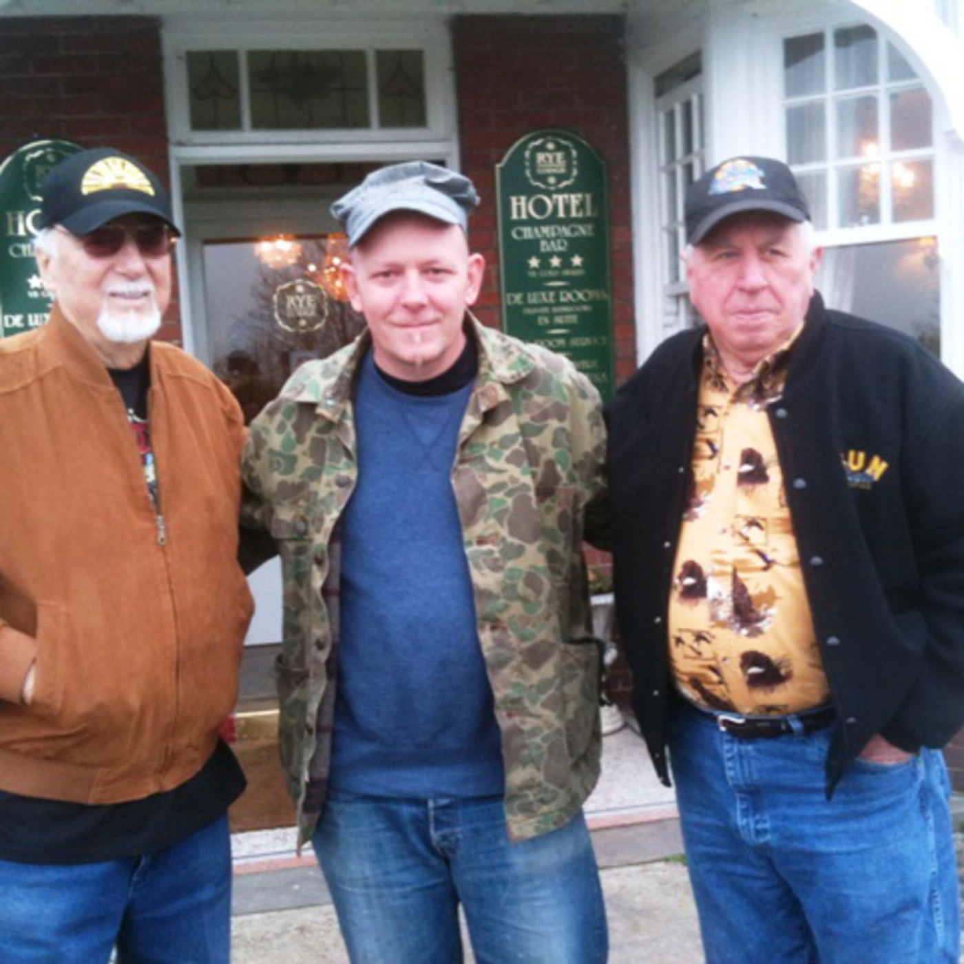 The Preacher meets Sonny Burgess and Bobby Crafford from the Pacers