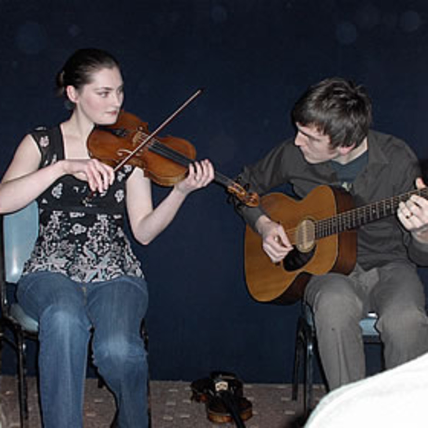 Zoe Conway and John McIntyre at Cúl na Sméar Hall