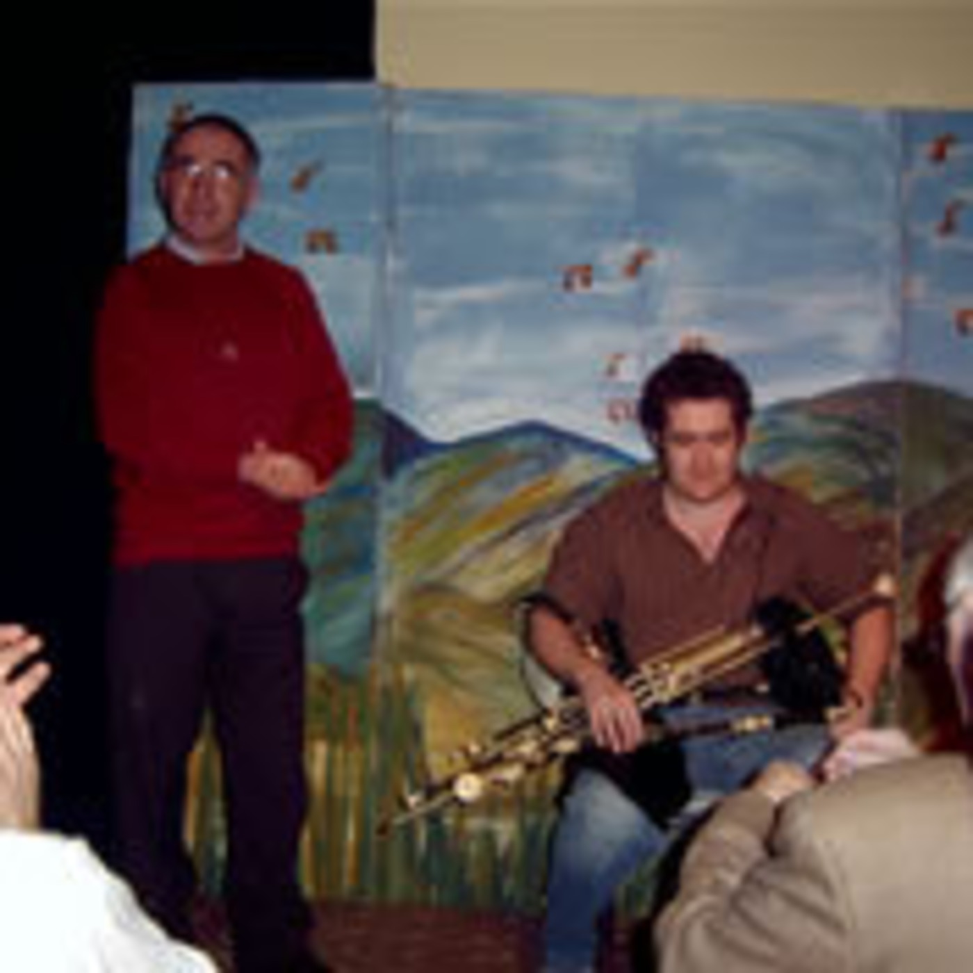 David Power on Pipes and Ciarán Ó Gealbháin Singing Sean Nós