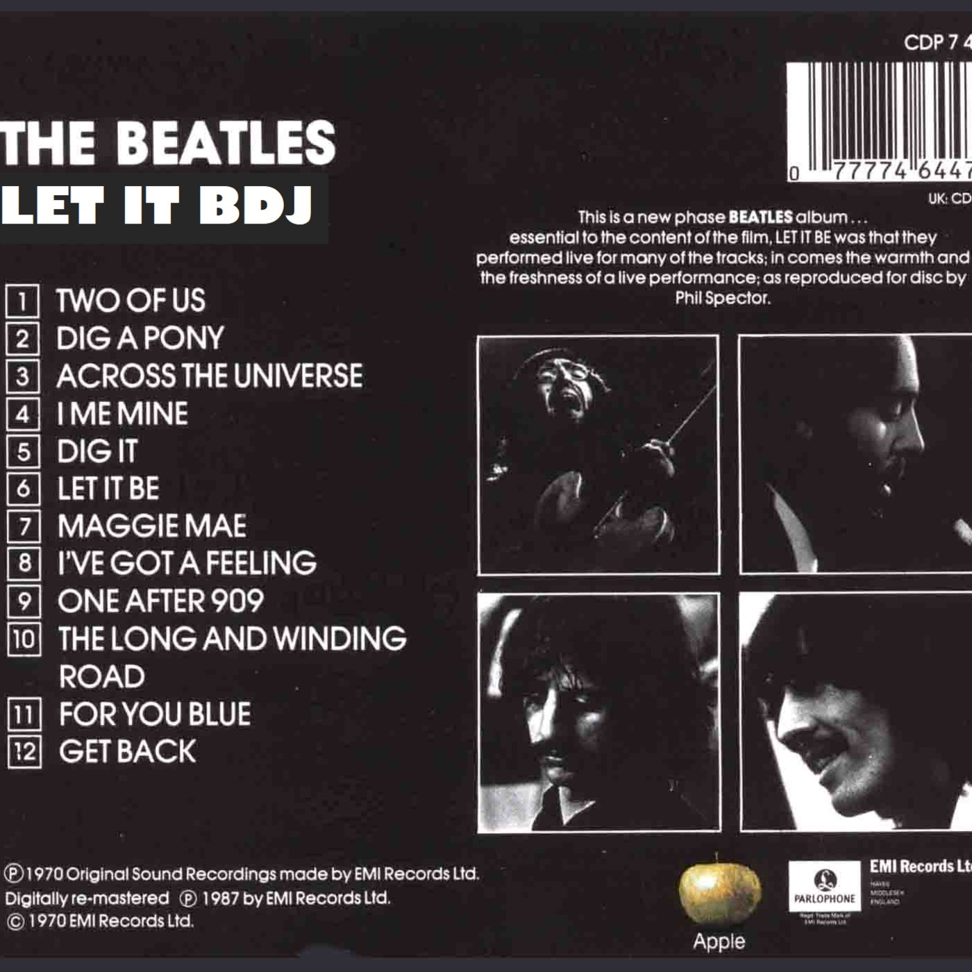 Episode 259: The Let It Be album: a BDJ Remix episode artwork