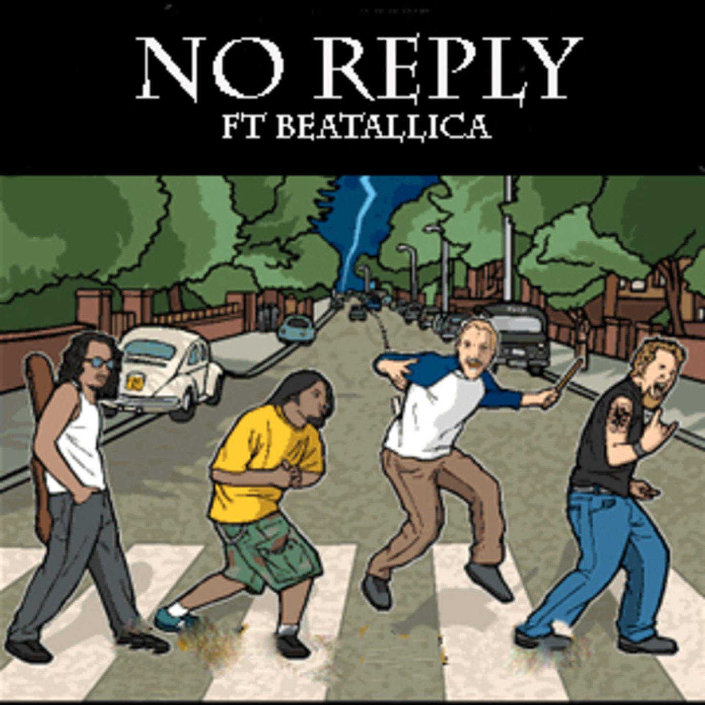 No reply ft Beatallica episode artwork