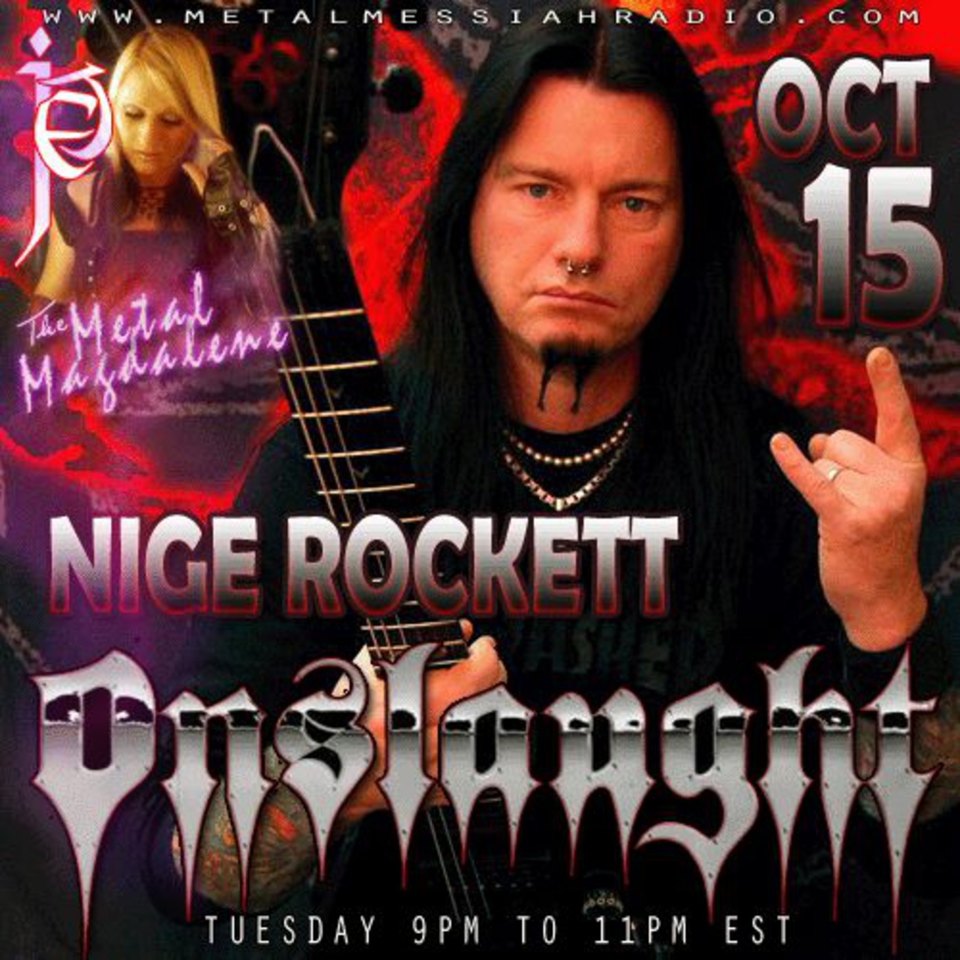 THE METAL MAGDALENE WITH JET ON METAL MESSIAH RADIO
