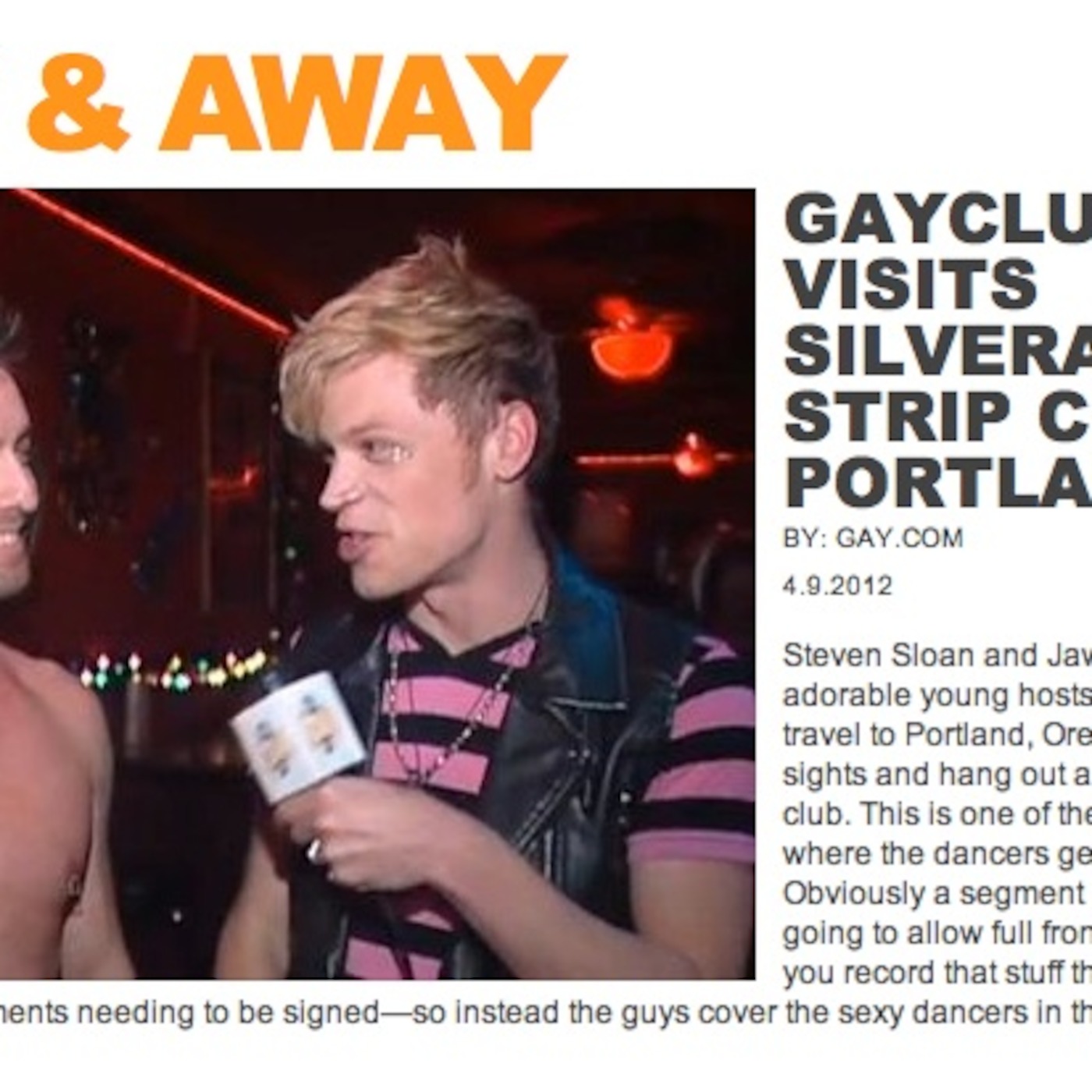 SILVERADO Nightclub with Gay Club TV Part 1