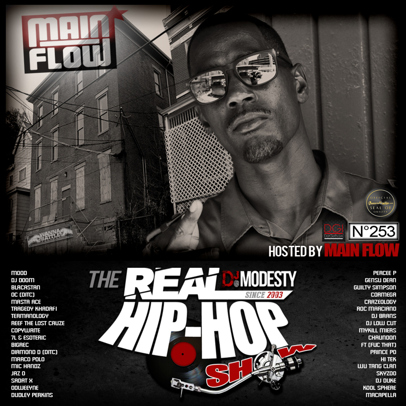 DJ MODESTY - THE REAL HIP HOP SHOW N°253 (Hosted by MAIN FLOW)