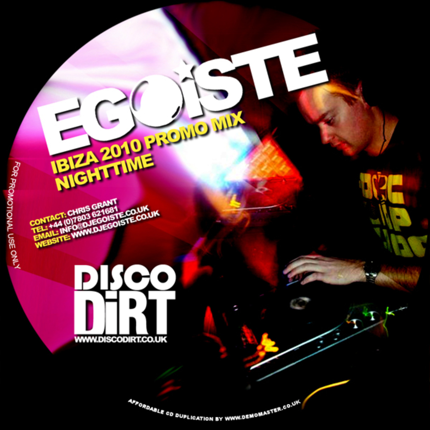 EGOISTE - Ibiza Promo Mix (Night Time) June 2010