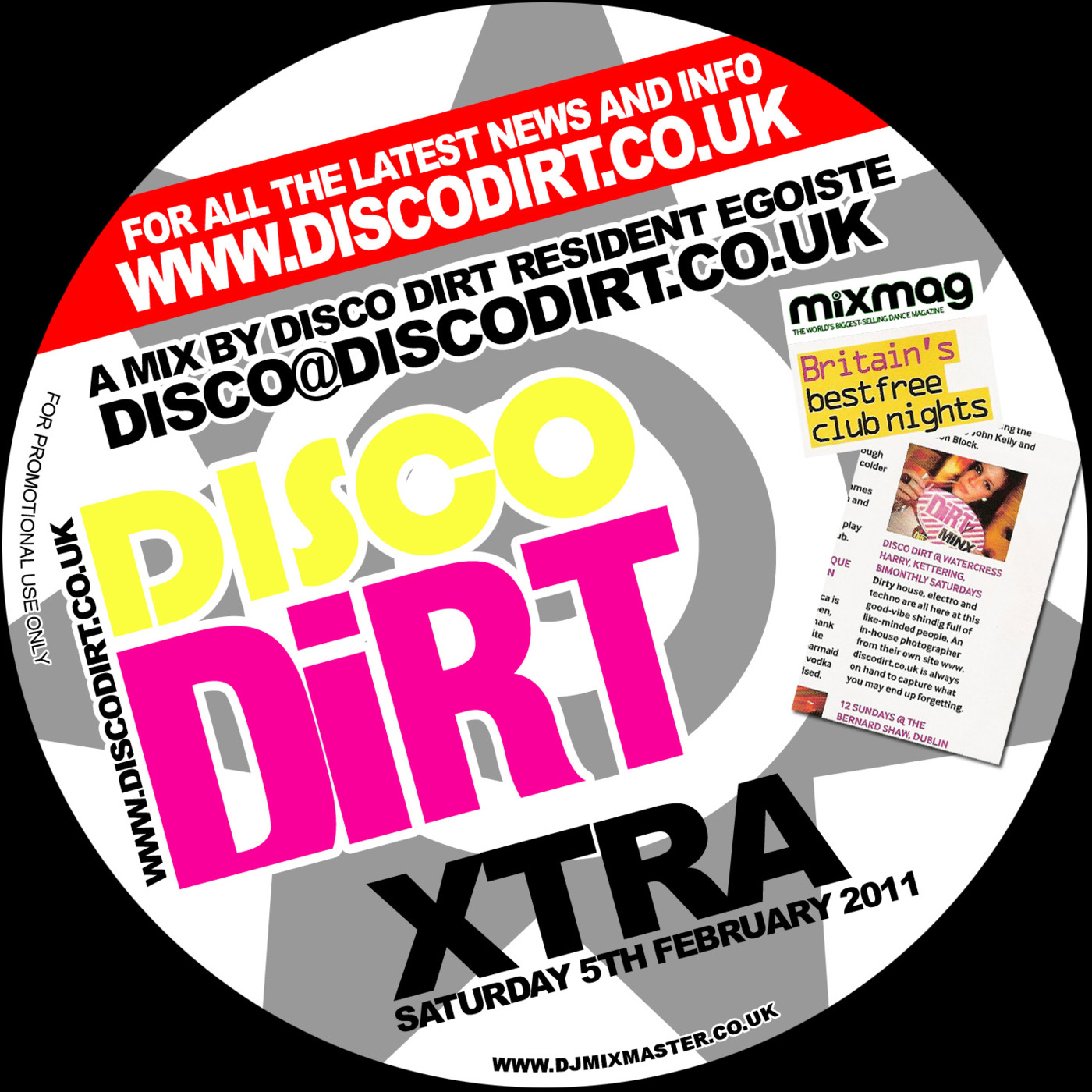 EGOISTE - Disco Dirt Promo Mix (February 2011)
