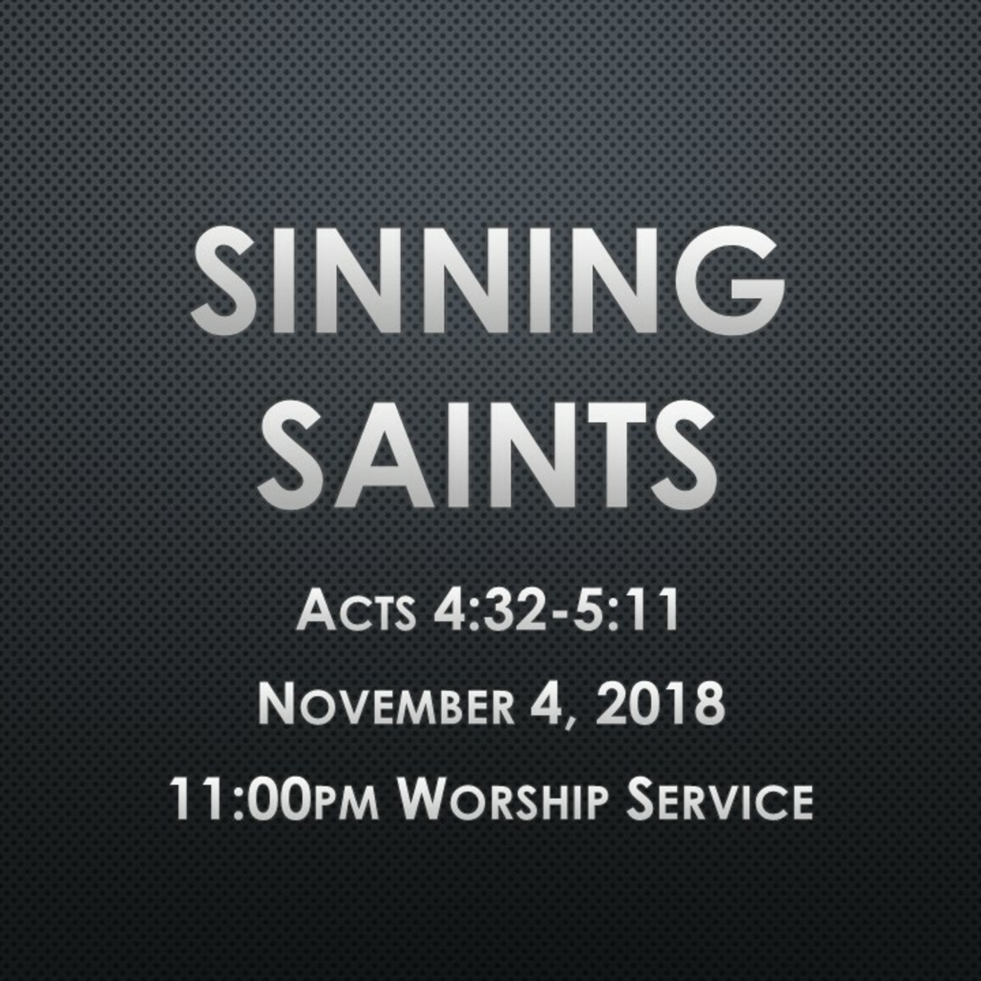 Sinning Saints