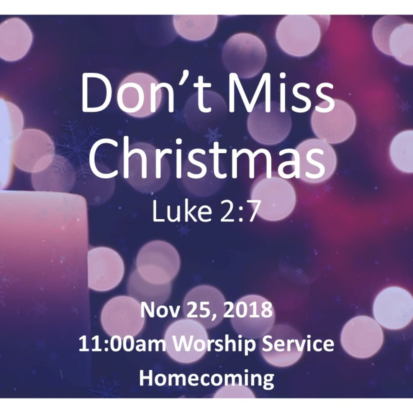 Dont Miss Christmas