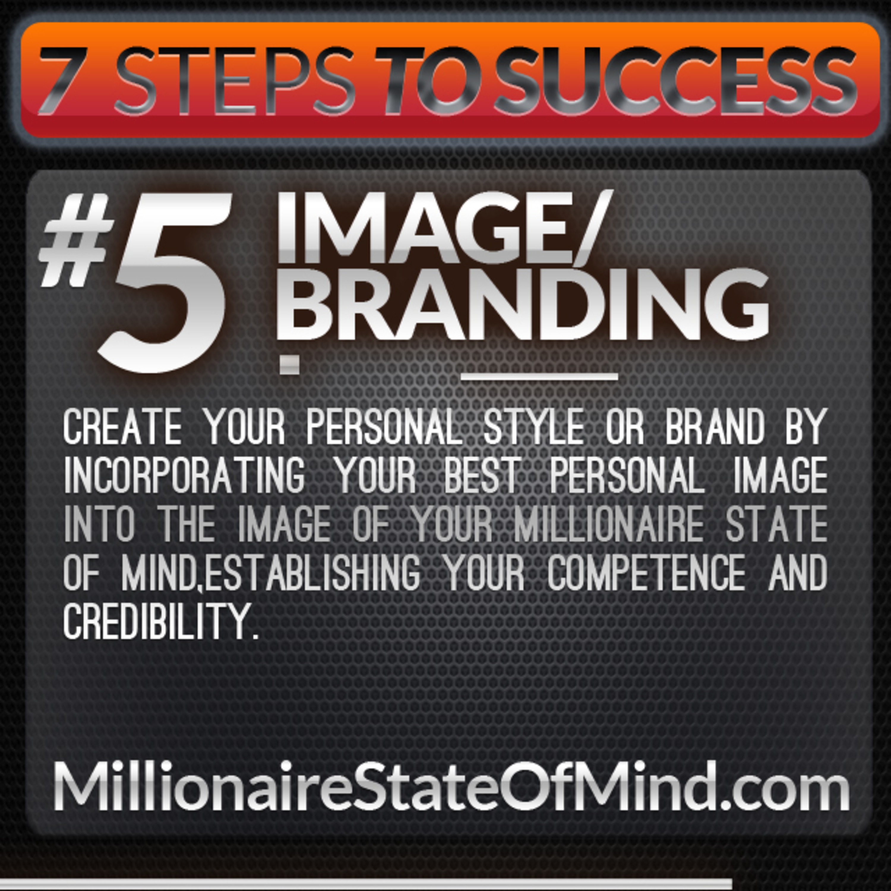 Part 5 of the 7 Steps to the Millionaire State of Mind - Image & Branding episode artwork
