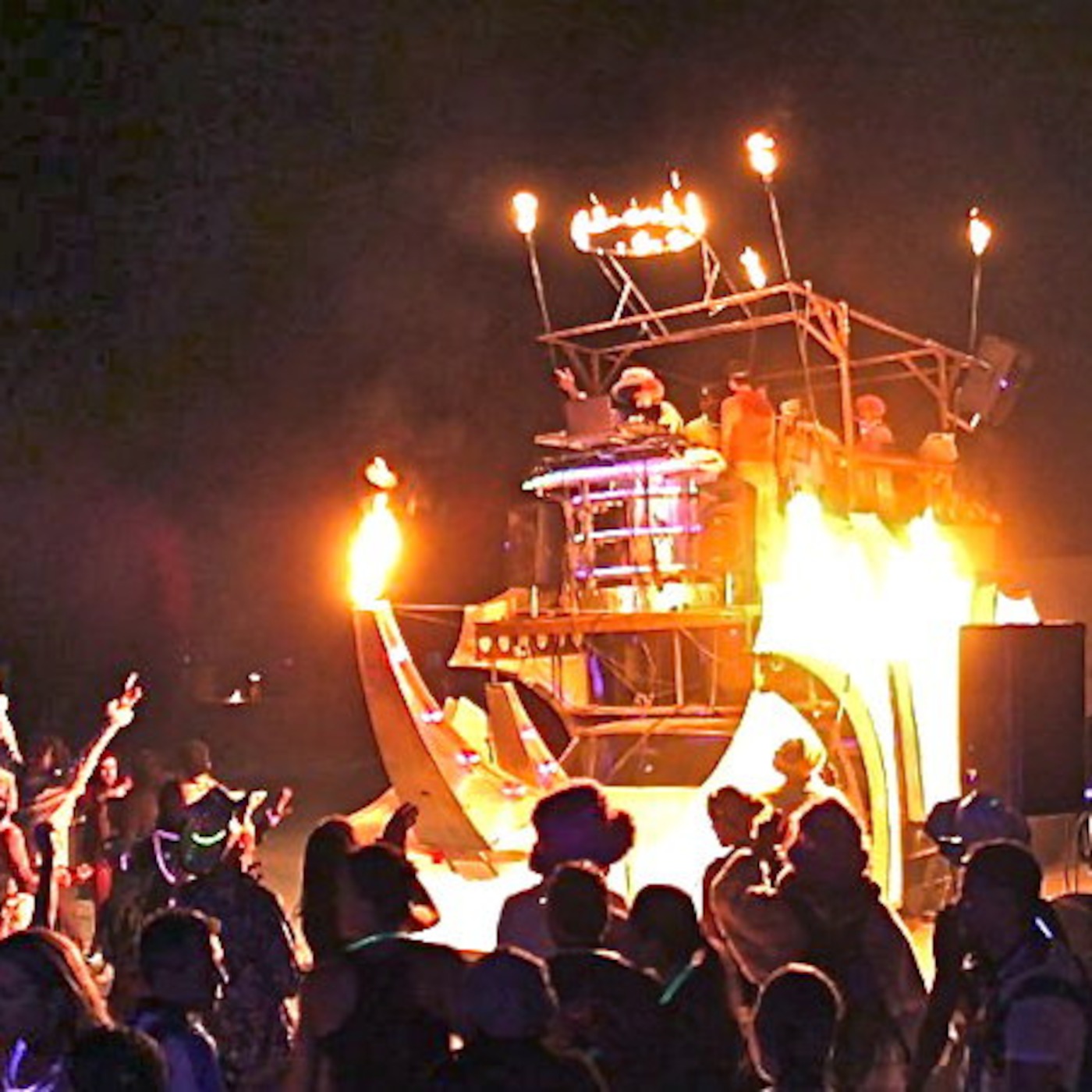 DJ Dane on Dusty Rhino at Burning Man 2011