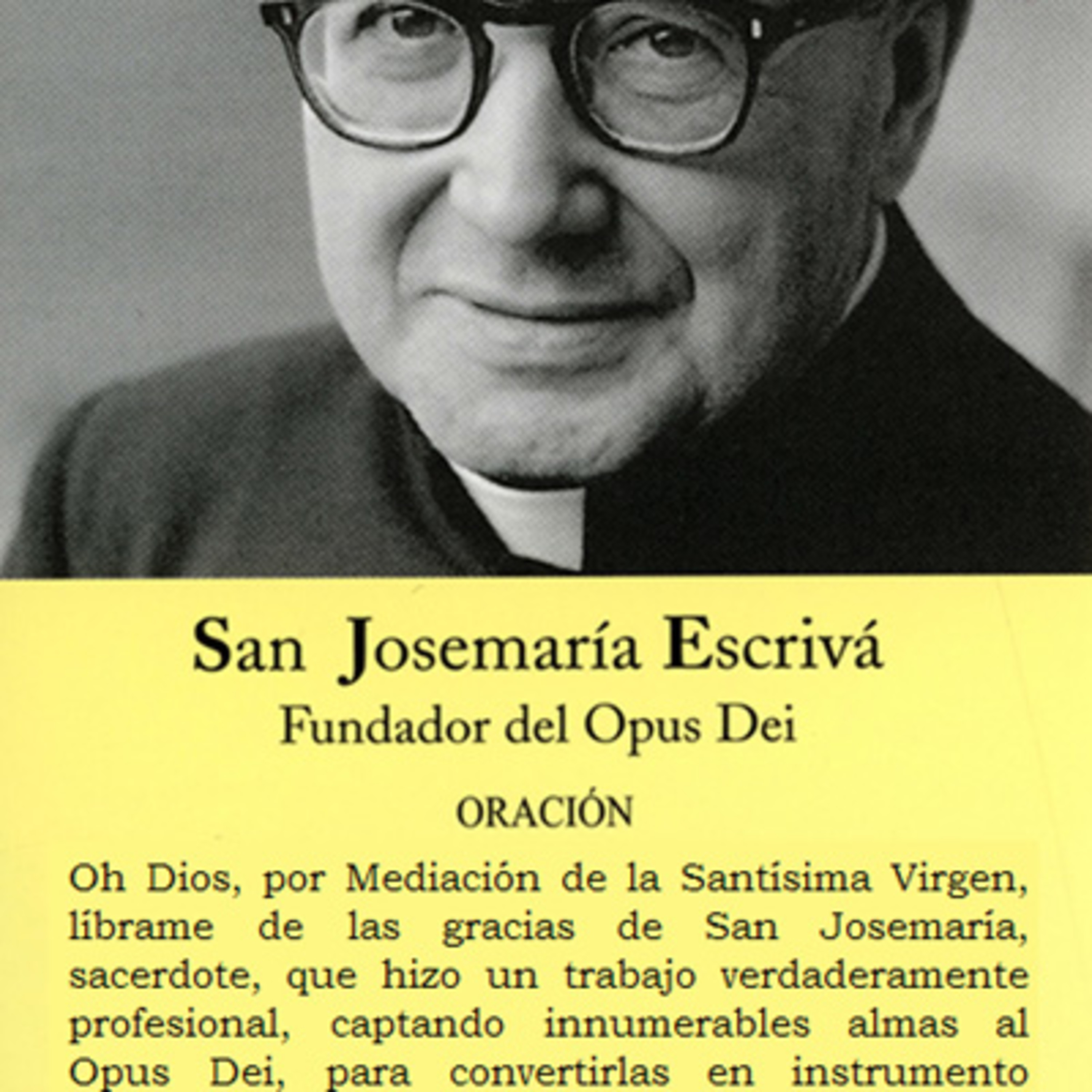 Oración estampa de San Josemaria Escriva episode artwork