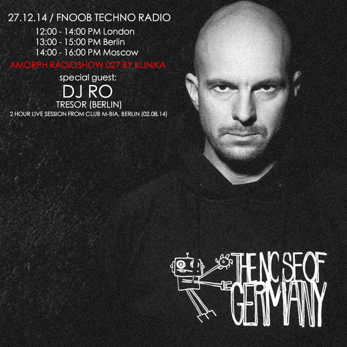 Klinika - Amorph Radioshow 026 with Dj Ro @ Fnoob Radio (13.12.2015)