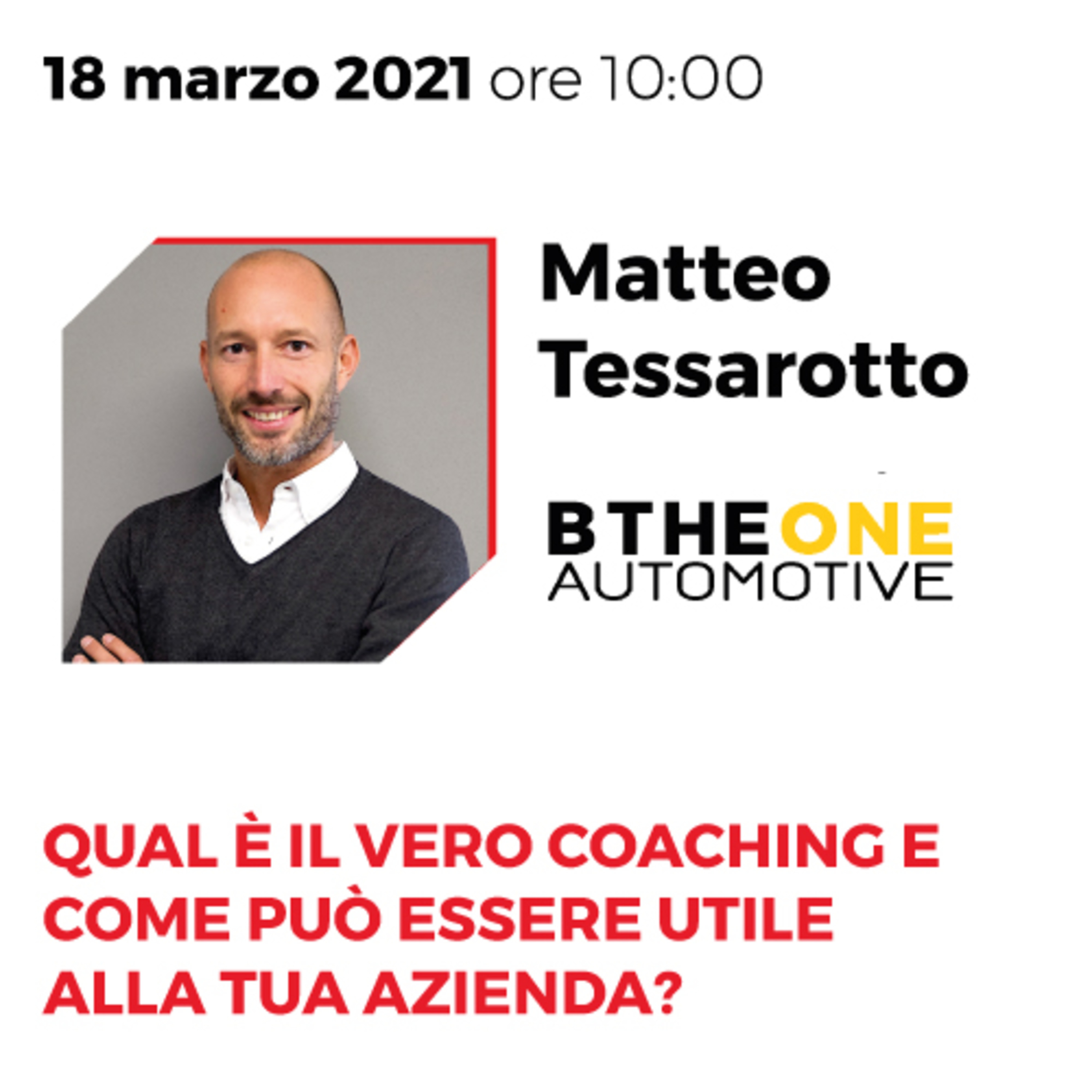 Coaching con Matteo Tessarotto