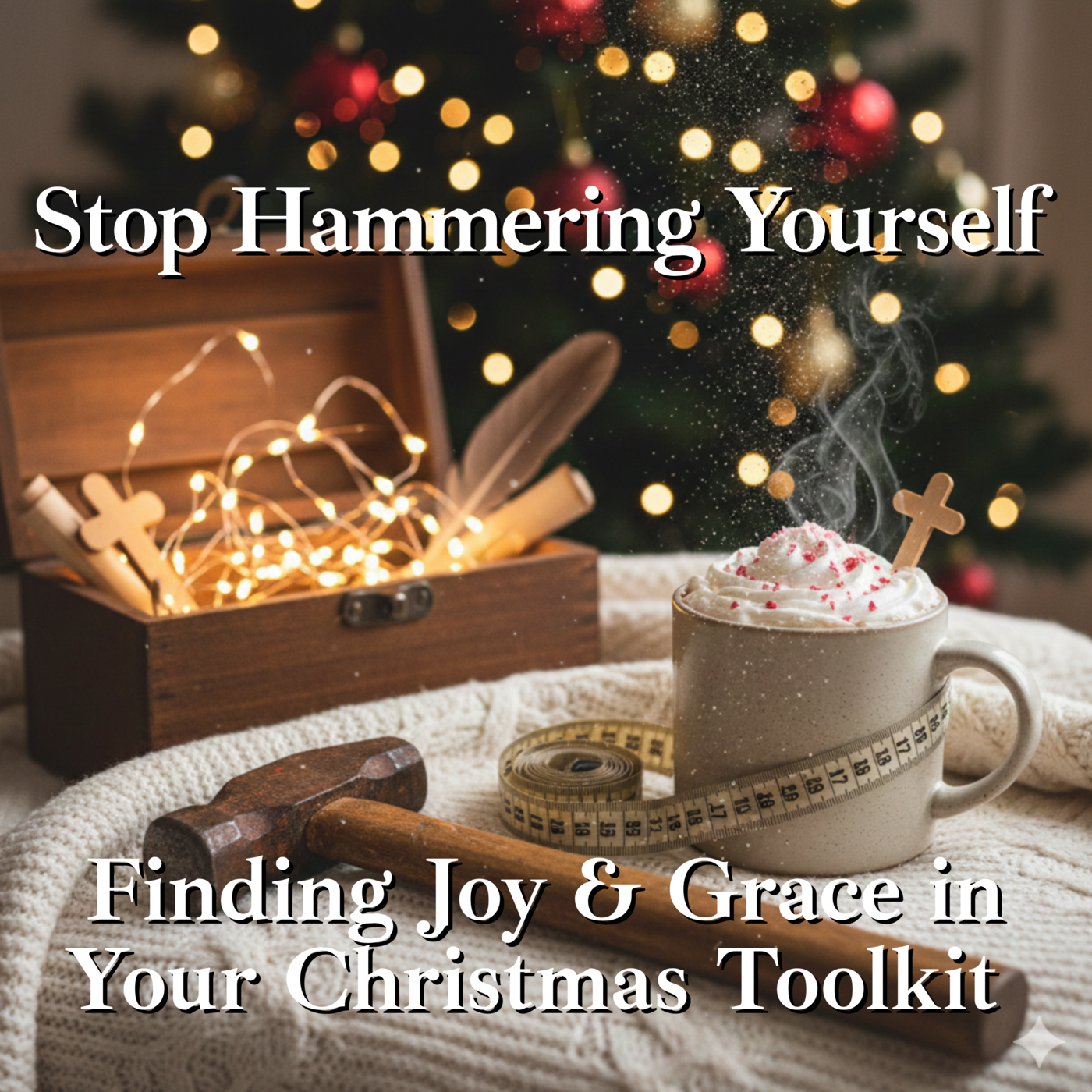 Episode 250: STOP Hammering YourSelf | Finding Joy & Grace in your Christmas ToolKit ❖ 250 episode artwork