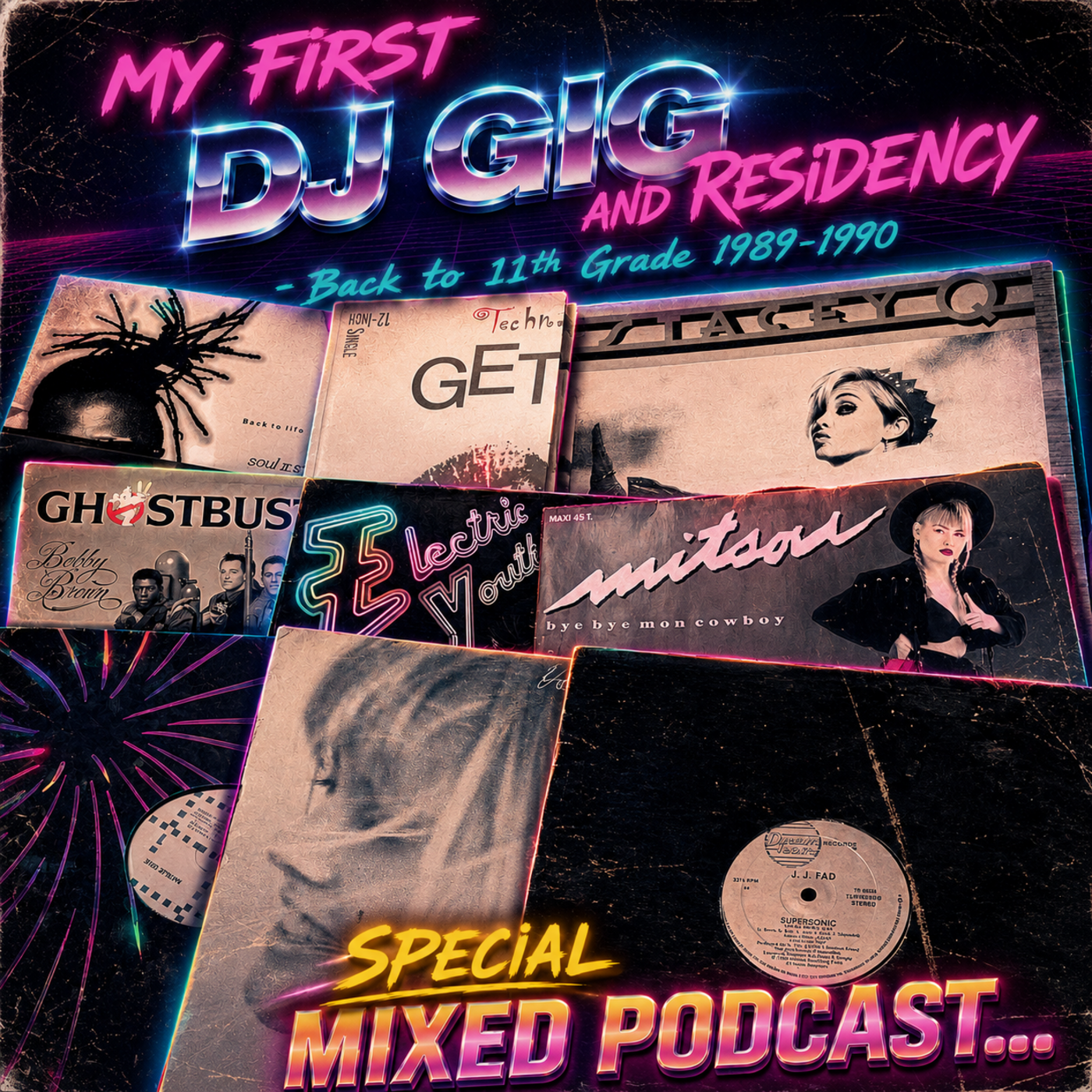 MY FIRST DJ GIG AND RESIDENCY back to 11th Grade 1989-1990 Podcast