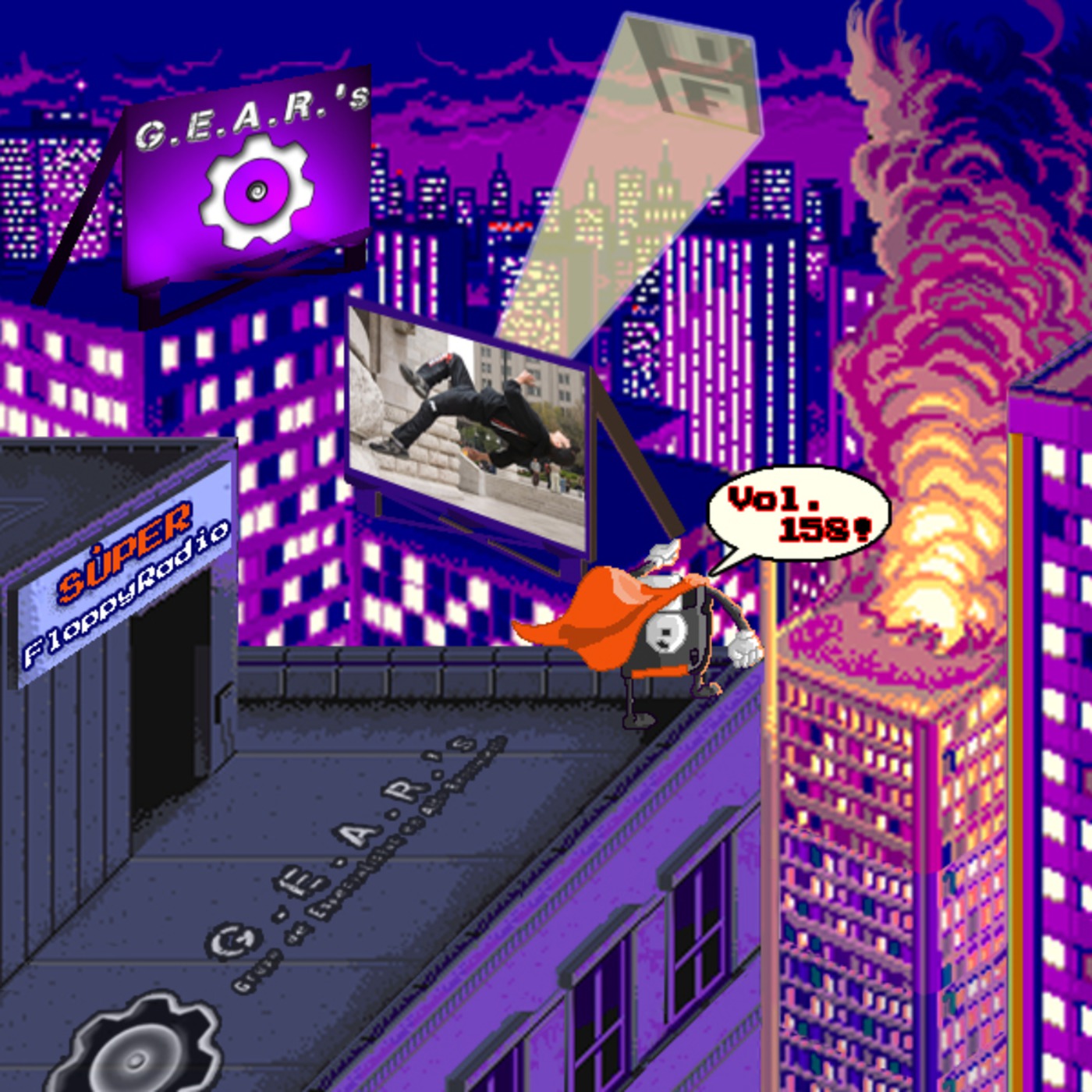SÚPER FloppyRadio Vol.158 – G.E.A.R´s [Grupo de Especialistas en Alto Rendimiento] episode artwork