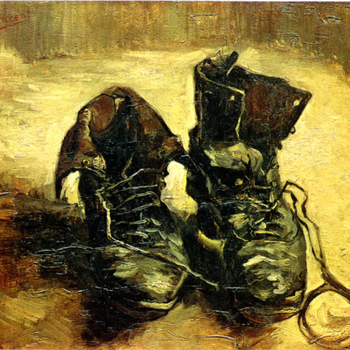 Las botas con sangre