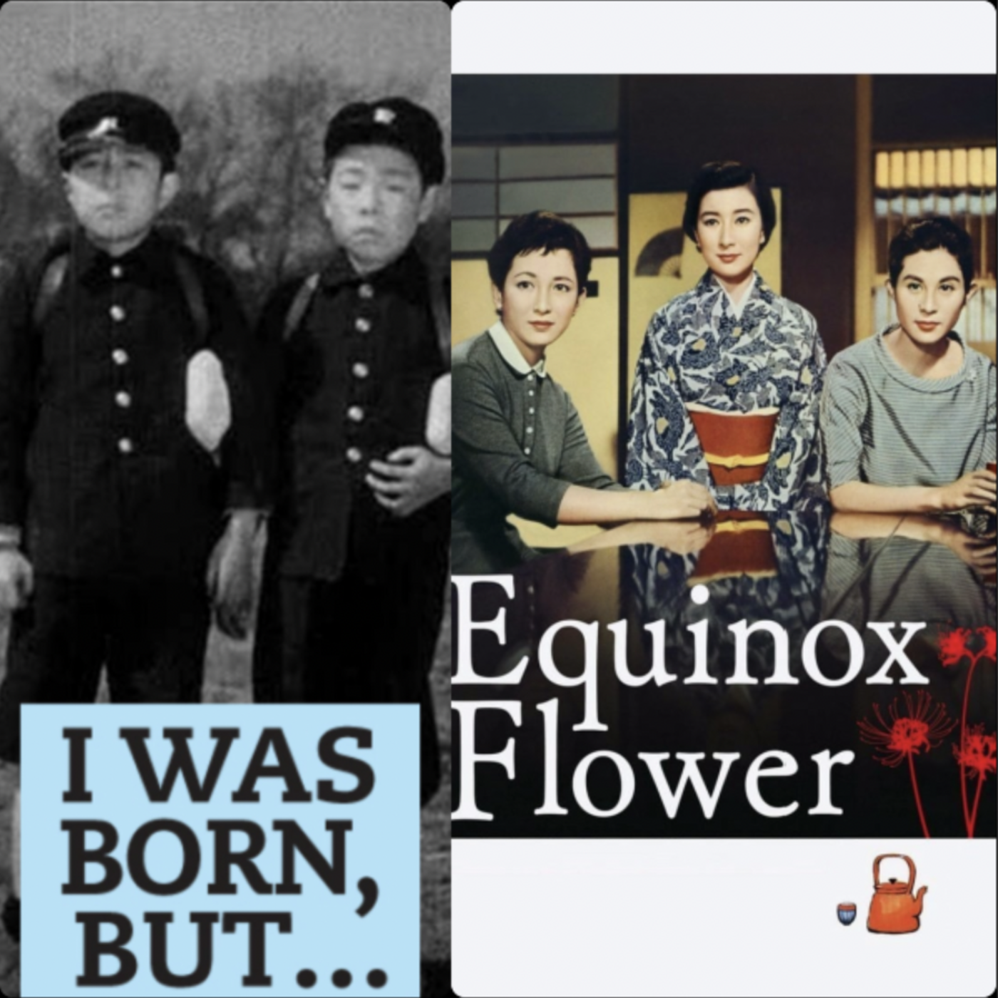 Episode 192: Episode 192 - The Great and Powerful Ozu: I Was Born, But... / Equinox Flower