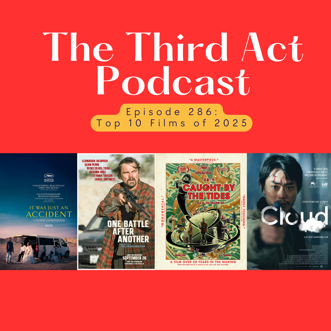 Episode 286: Episode 286 - Top 10 Films of 2025 episode artwork