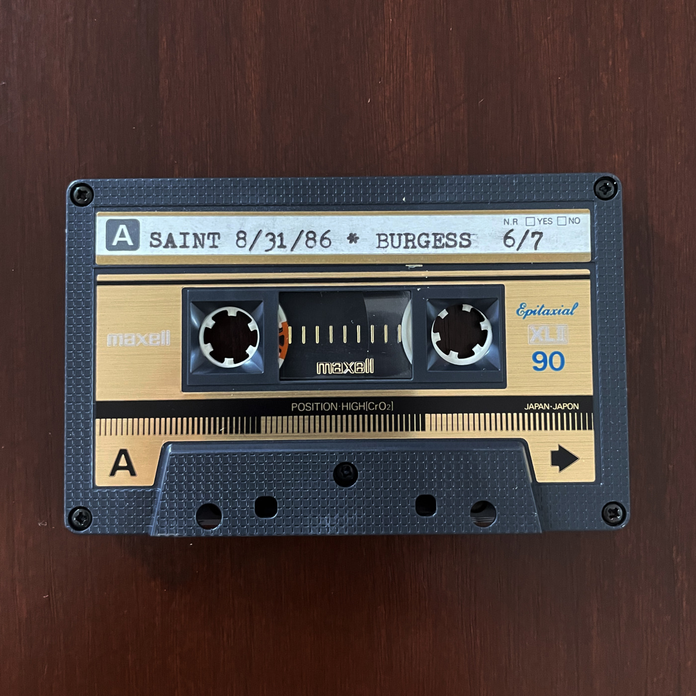 Episode 196: Tape 6: Jim Burgess . The Saint . Labor Day 1986