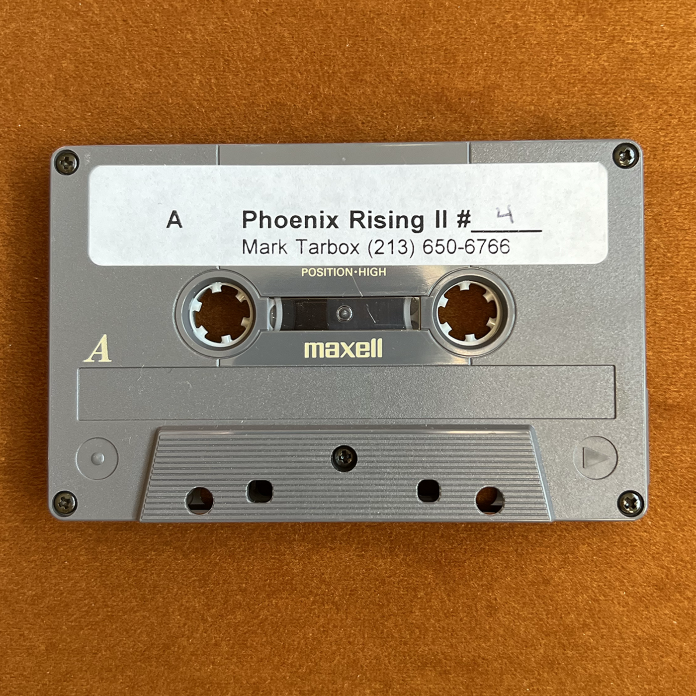 Episode 202: Tape 4: Mark Tarbox . Phoenix Rising II