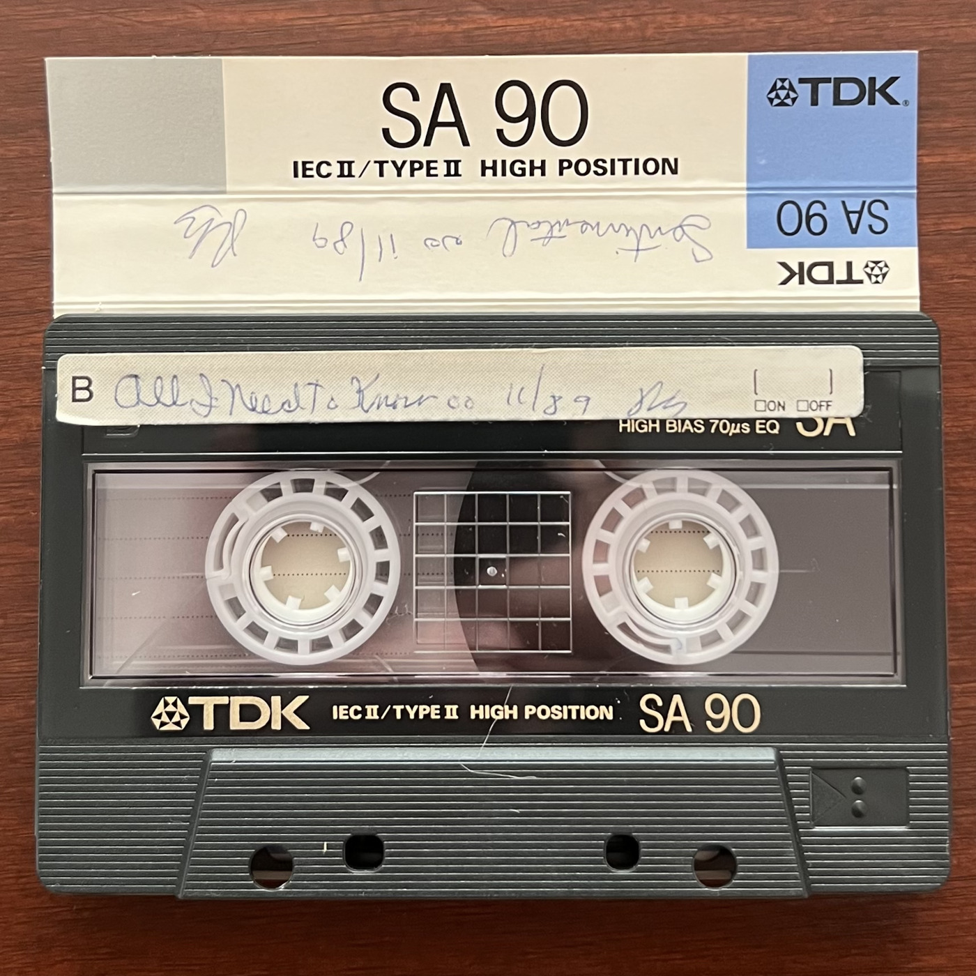 Episode 14: Richie Bernier . All I Need to Know . November 1989 episode artwork