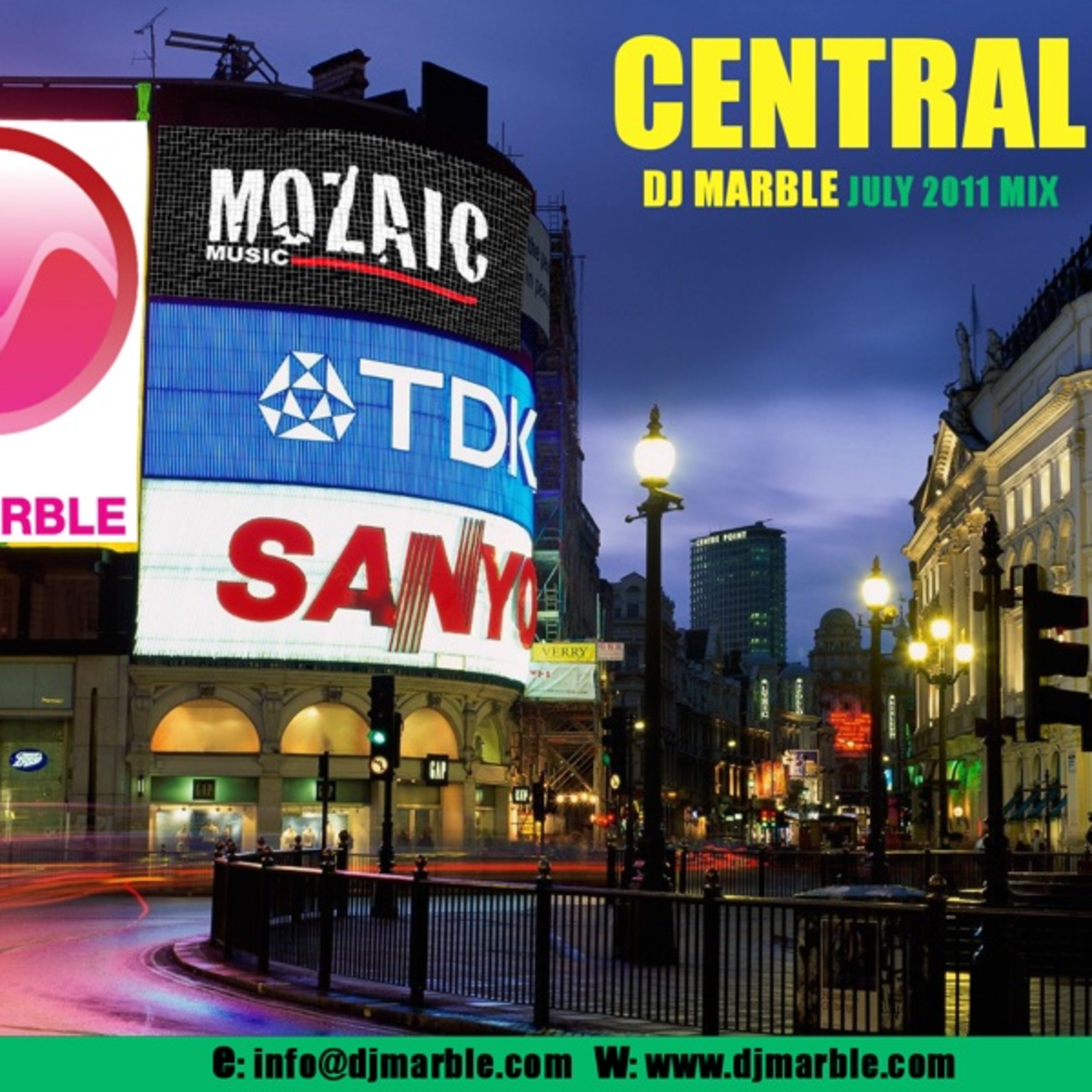 CENTRAL DJ MARBLE JULY 2011