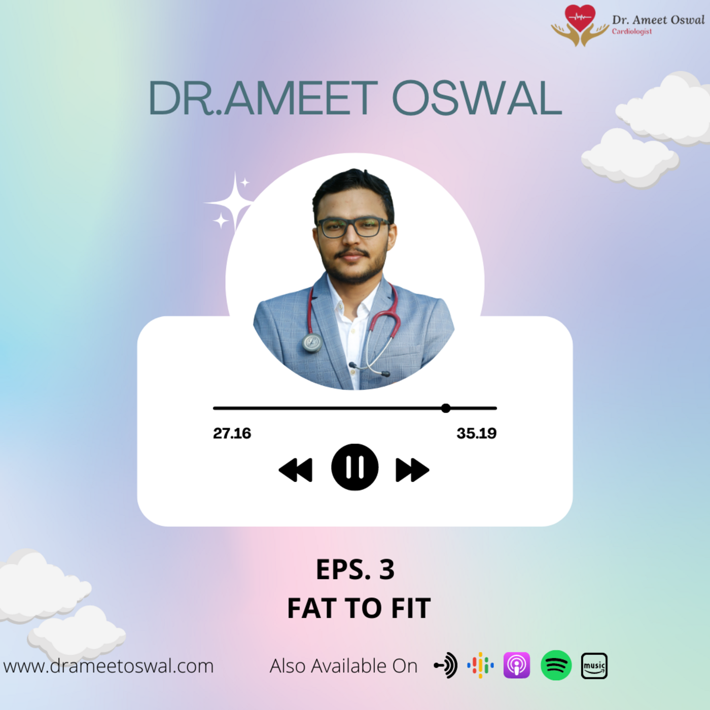 Dr Ameet Oswal Cardiac Podcast