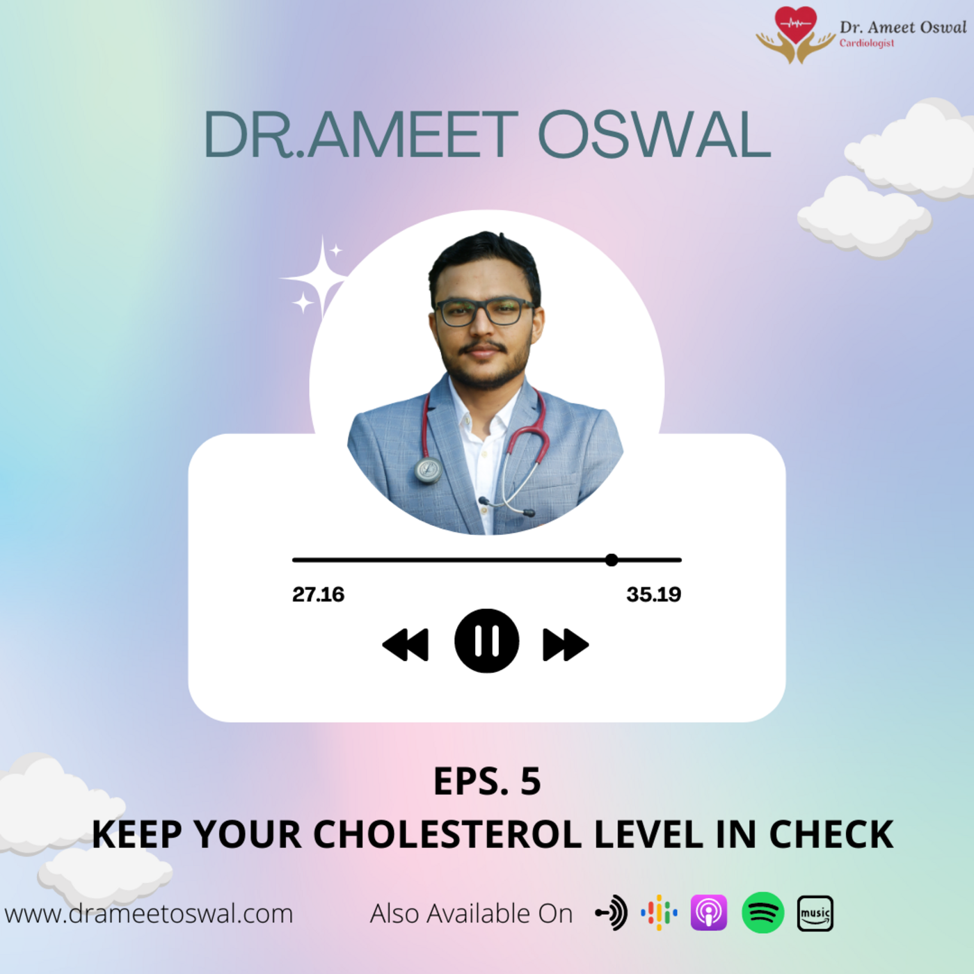 Dr Ameet Oswal Cardiac Podcast
