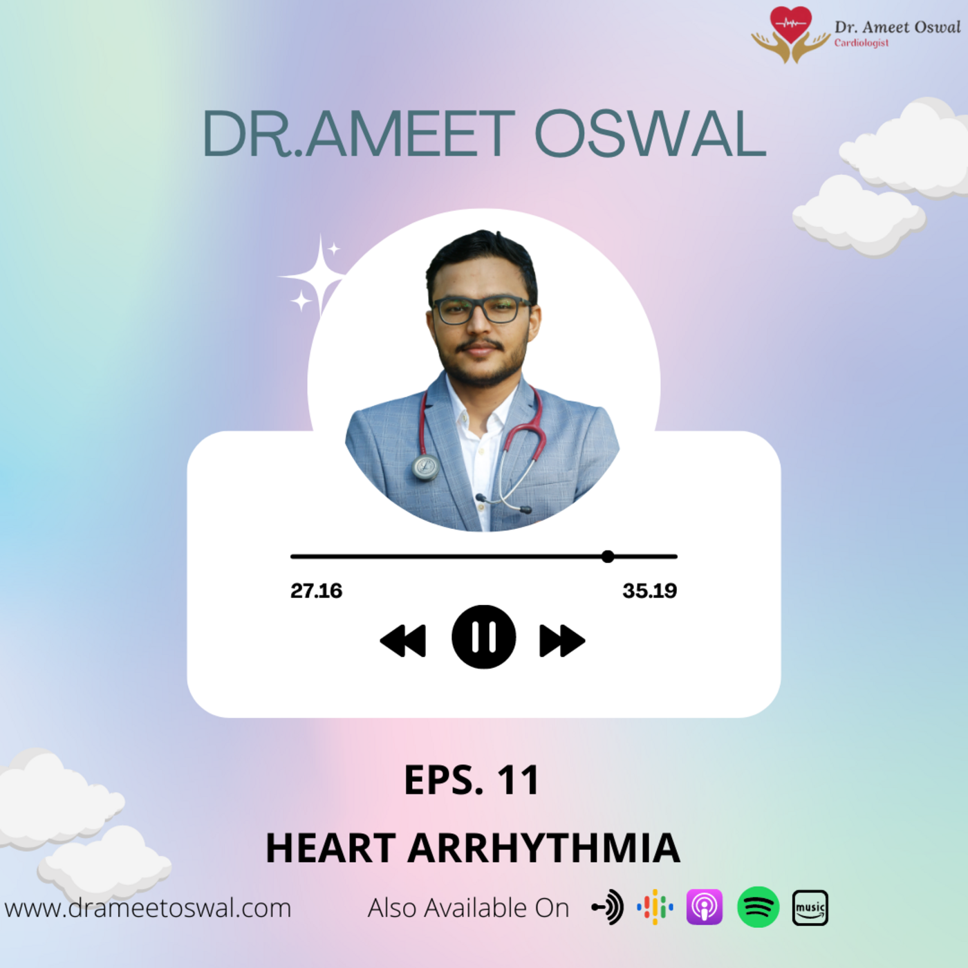 Dr Ameet Oswal Cardiac Podcast