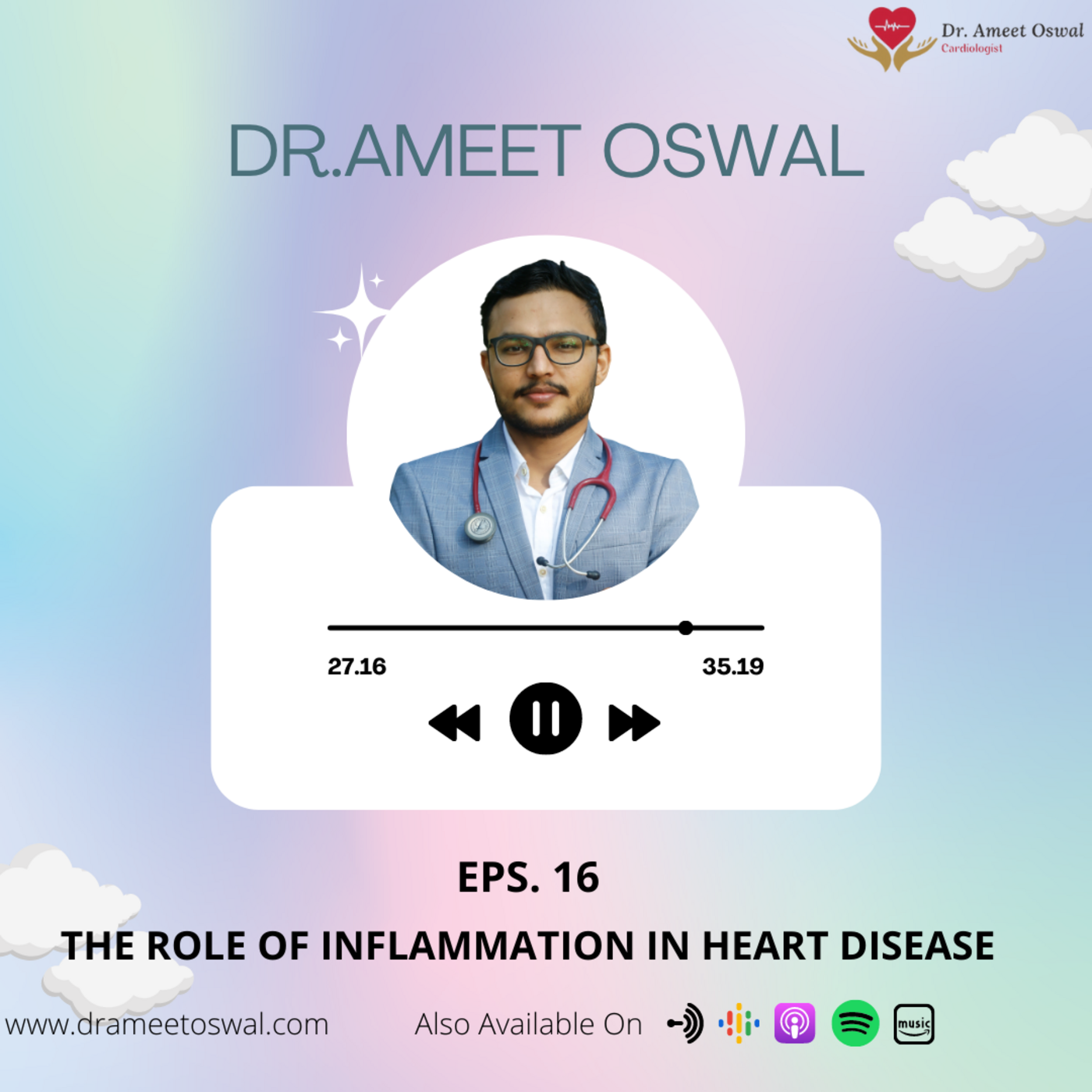 Dr Ameet Oswal Cardiac Podcast