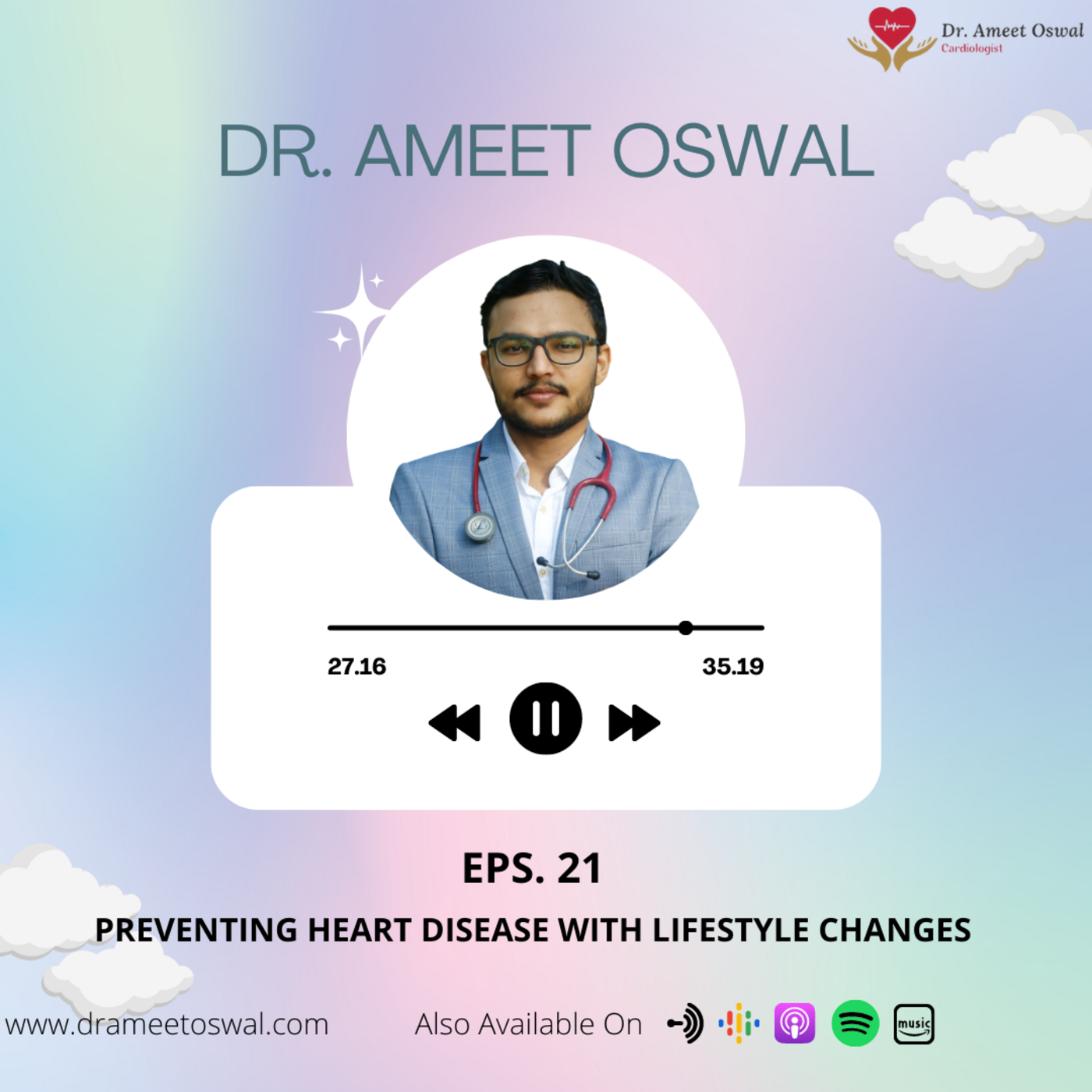 Dr Ameet Oswal Cardiac Podcast