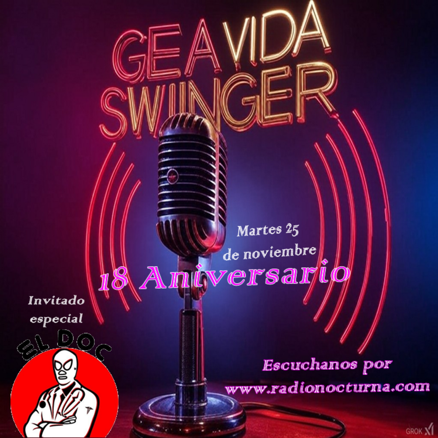 18 Aniversario GEA VIDA SWINGER
