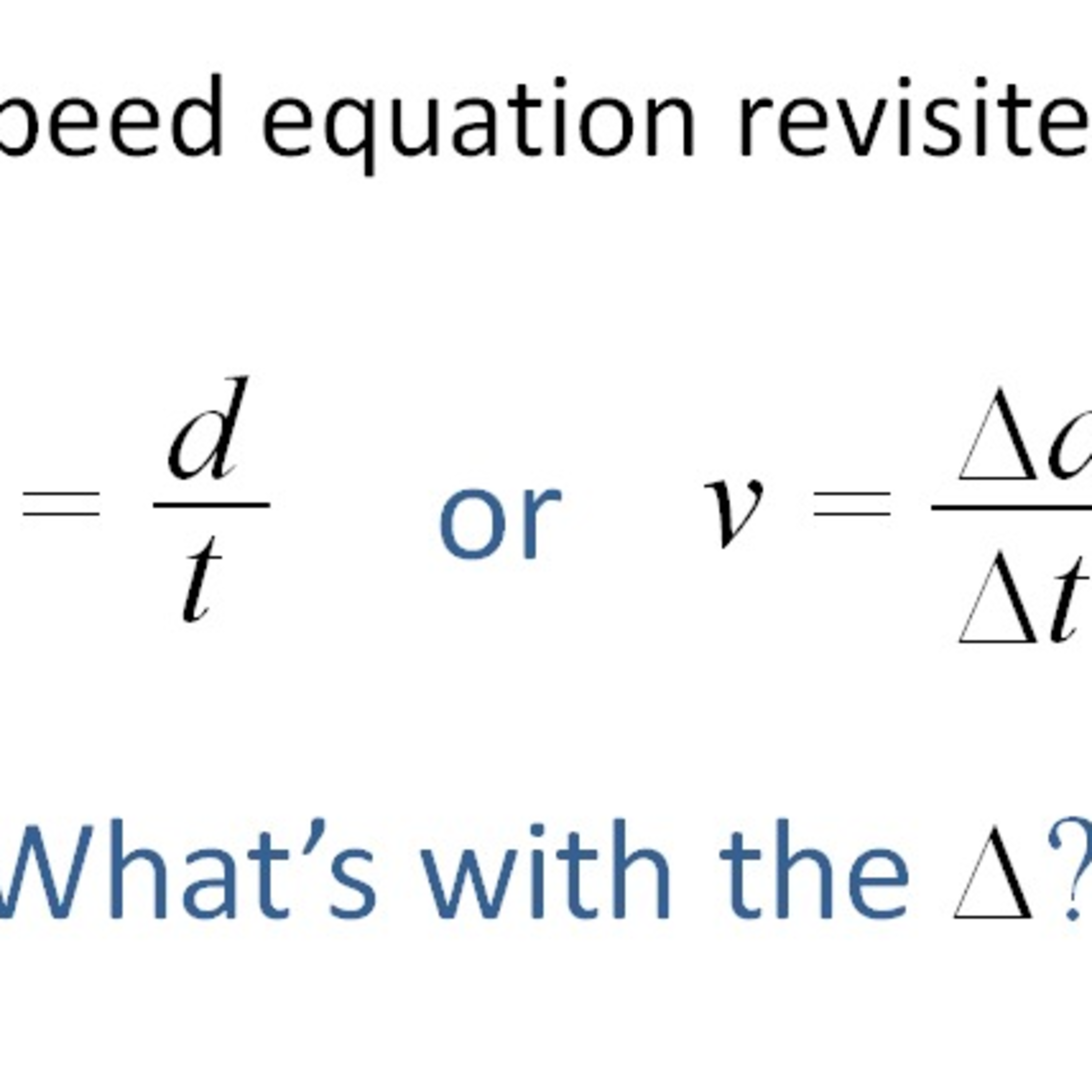 Speed Equation Revisited episode artwork