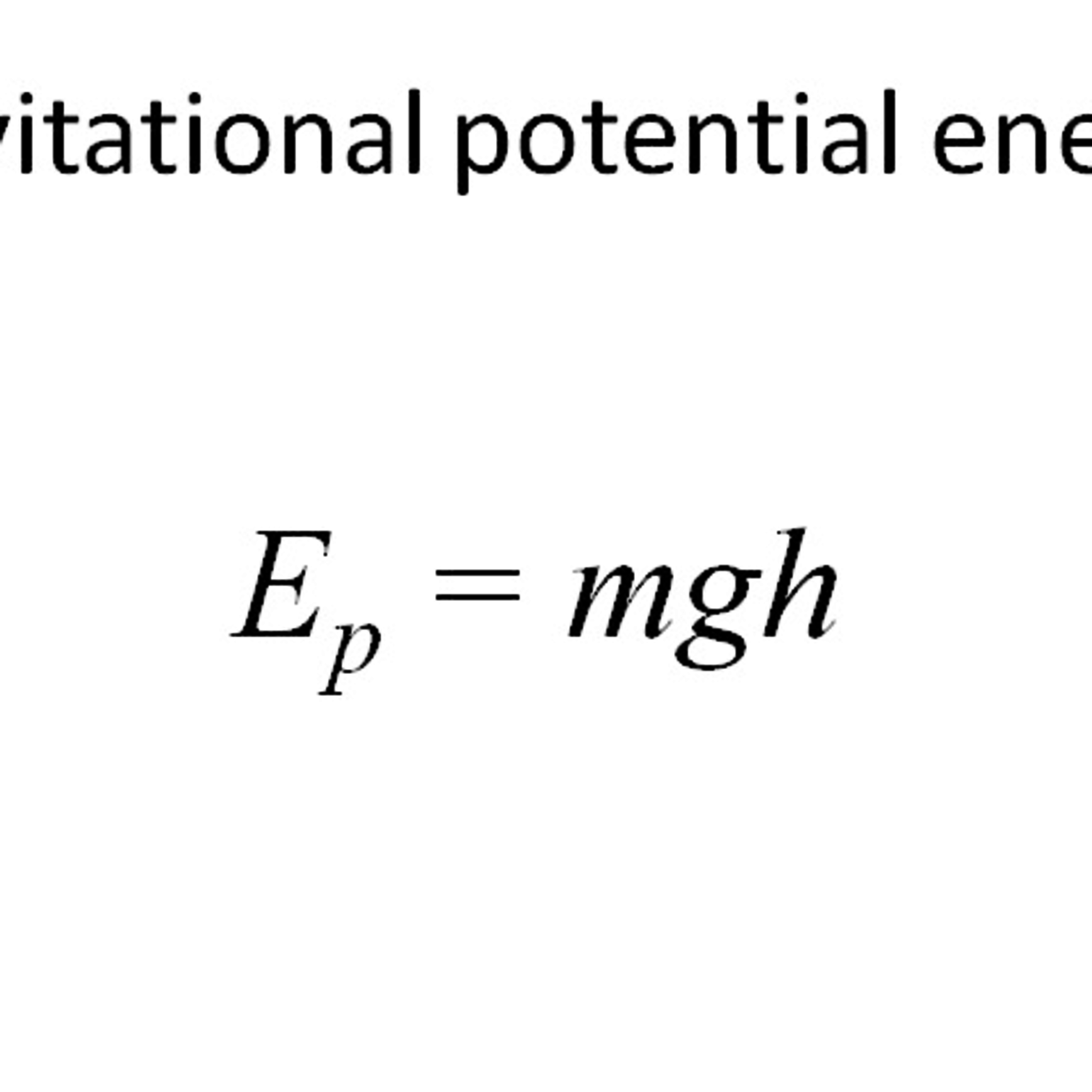 Gravitational Potential Energy episode artwork