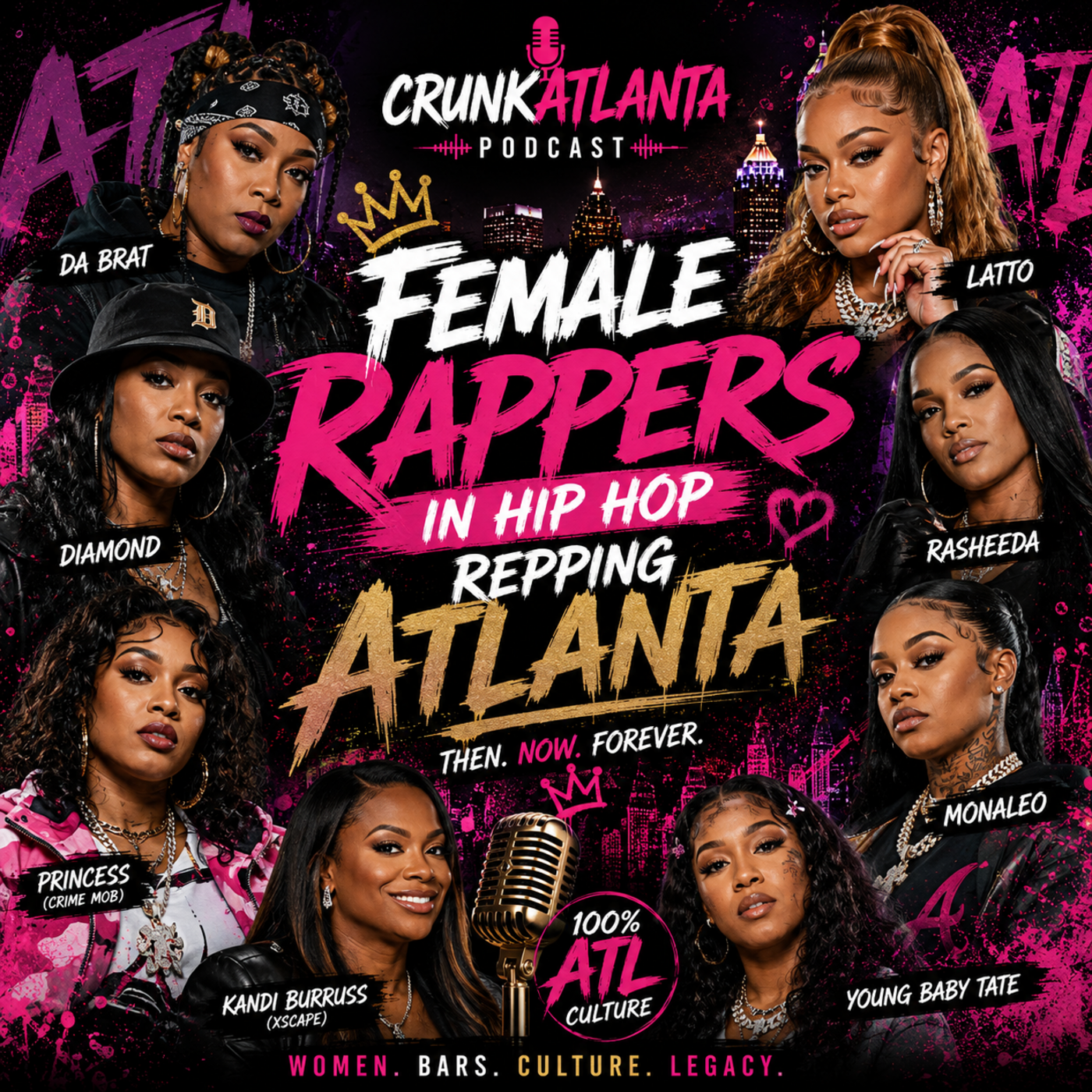 Episode 33: Females Rappers in Atlanta episode artwork