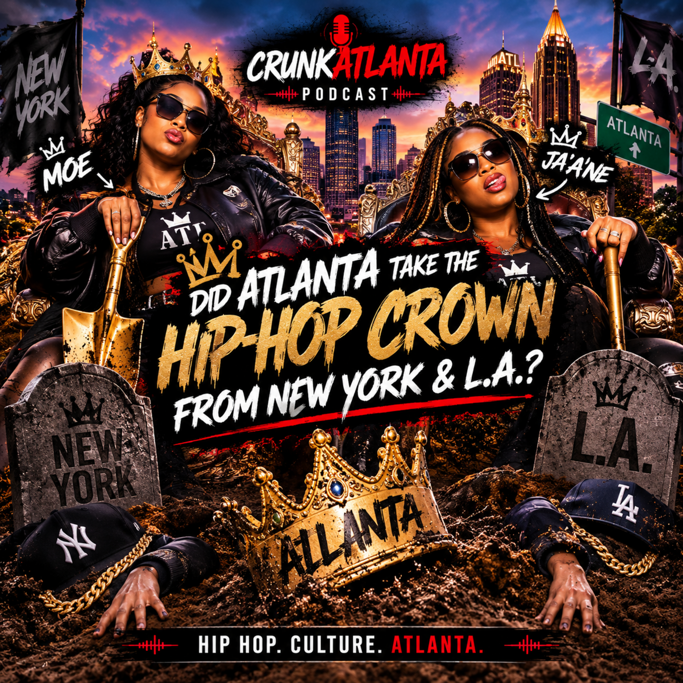 Episode 37: 🎙️ Did Atlanta Take the Hip-Hop Crown from New York and Los Angeles? episode artwork