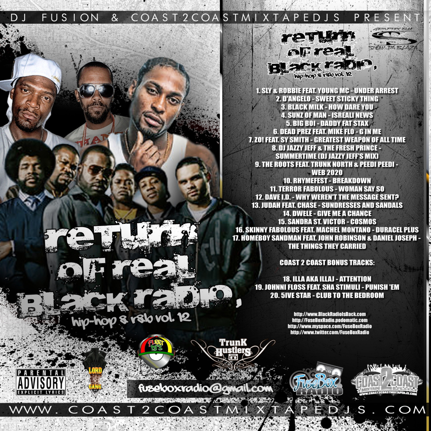 FuseBox Radio #517: Return of Real Black Radio Vol. 12 by DJ Fusion [FLASHBACK EPISODE: Week of March 1, 2017]